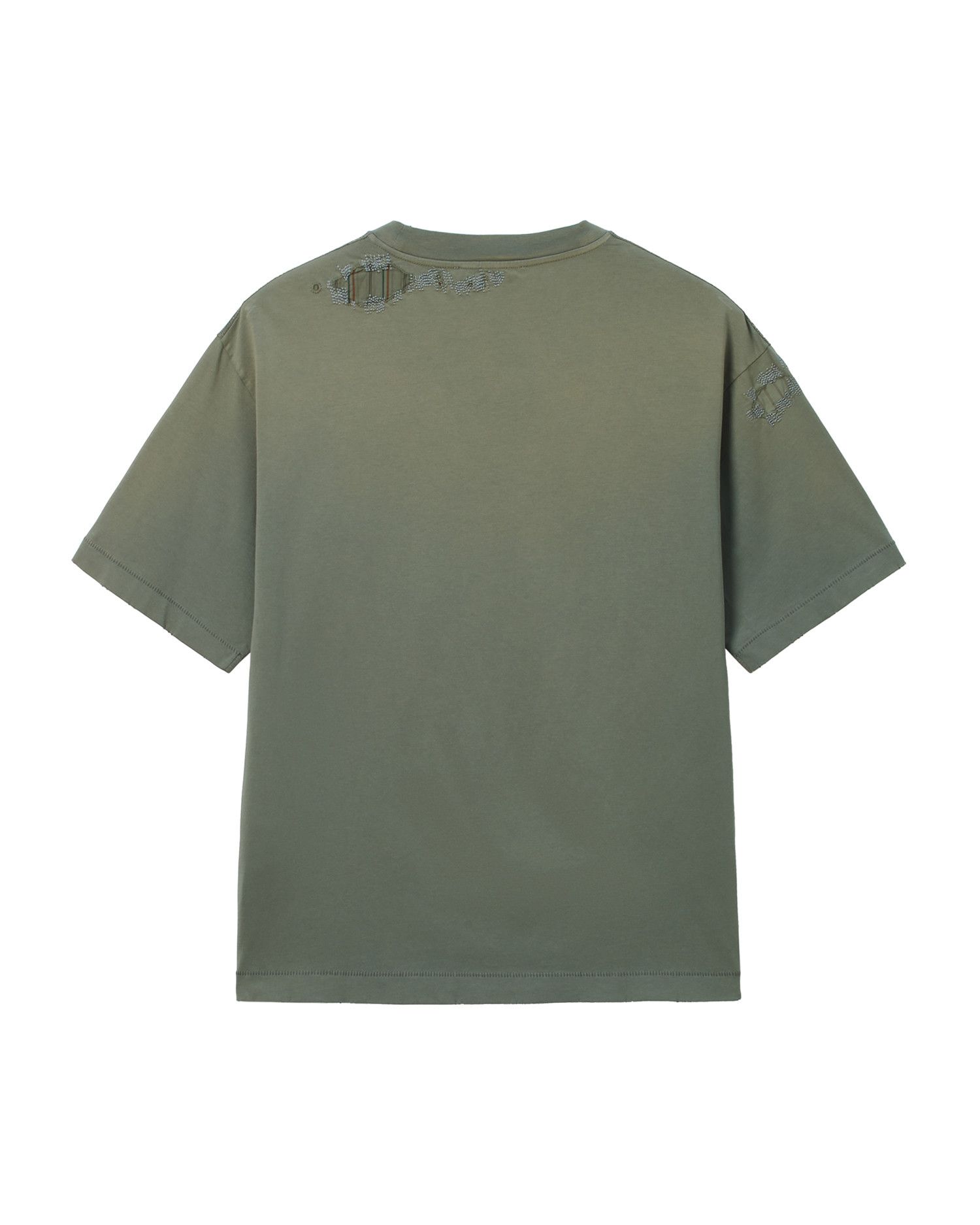 Acne Studios Acne Studios Ripped Patched Dice Decorative Short Sleeve ... Size US XS / EU 42 / 0 - 6 Thumbnail