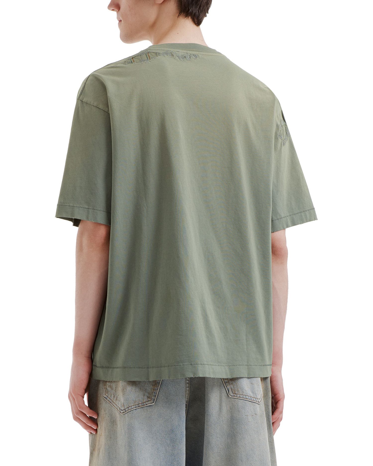 Acne Studios Acne Studios Ripped Patched Dice Decorative Short Sleeve ... Size US XXS / EU 40 - 4 Thumbnail