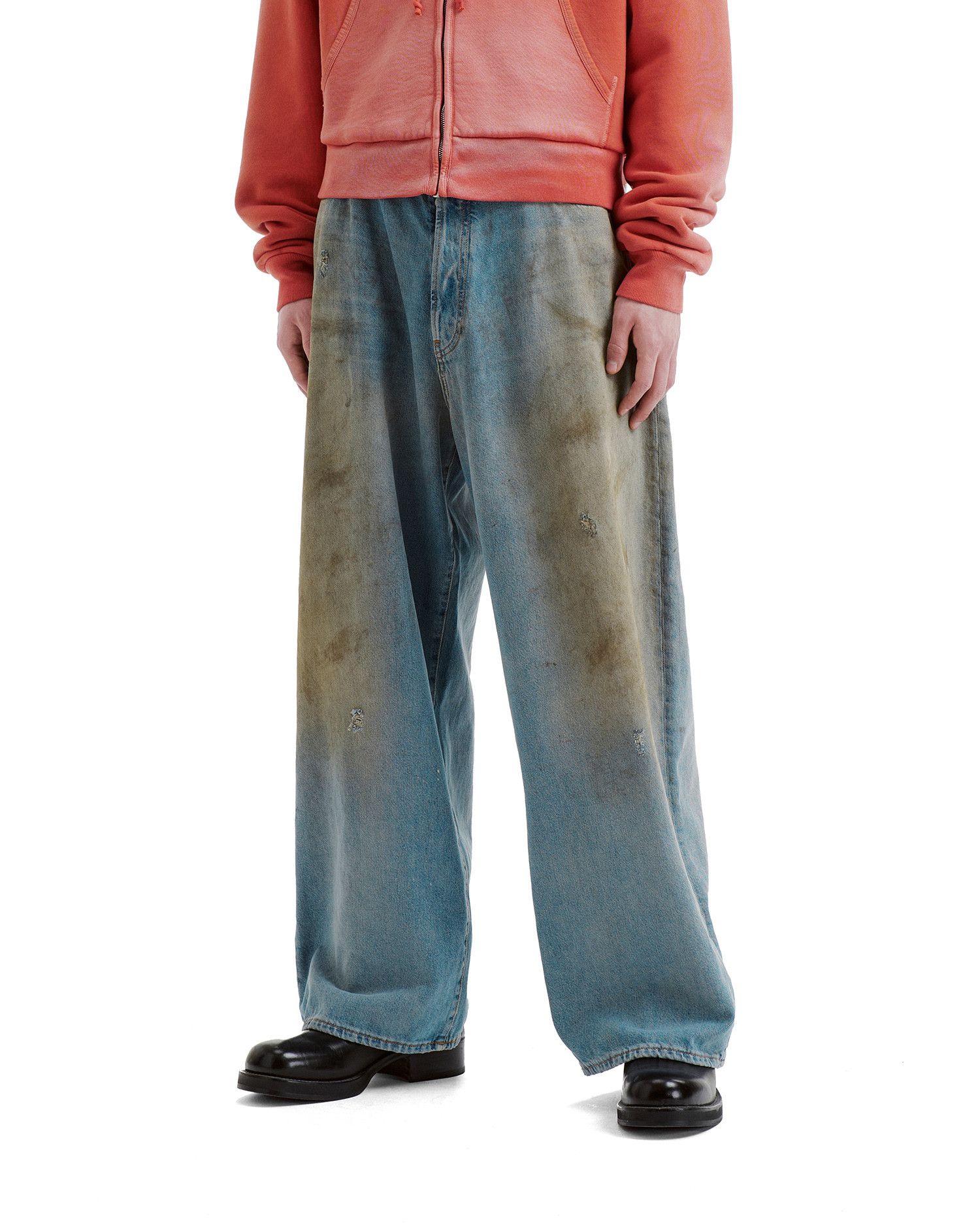 Acne Studios Acne Studios Distressed Wide Leg Jeans Size US 30 / EU 46 - 3 Thumbnail