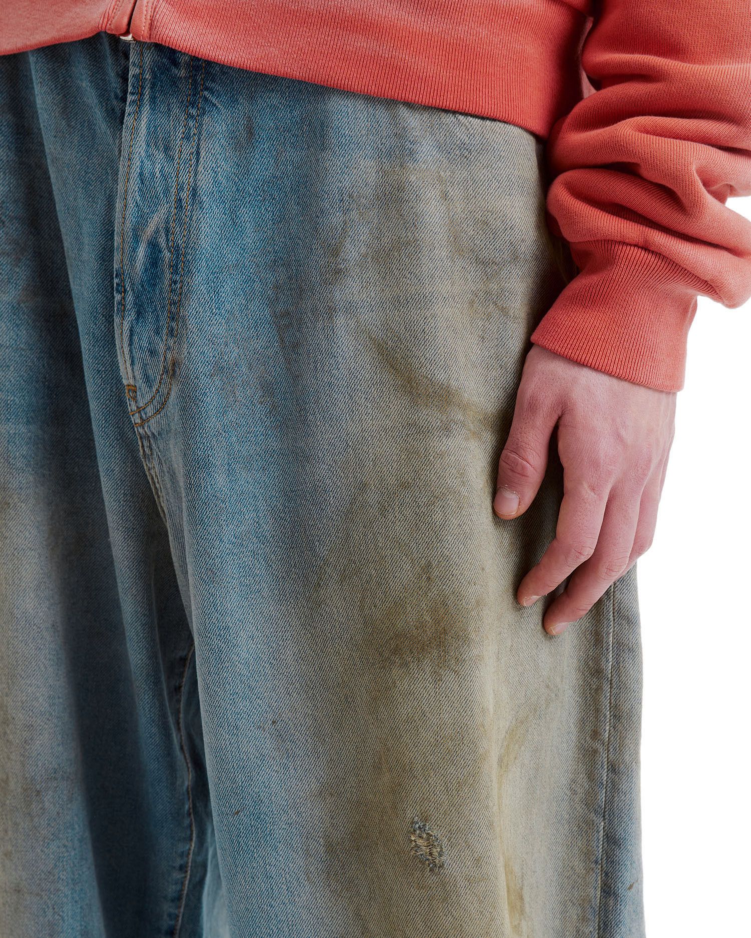 Acne Studios Acne Studios Distressed Wide Leg Jeans Size US 30 / EU 46 - 5 Thumbnail