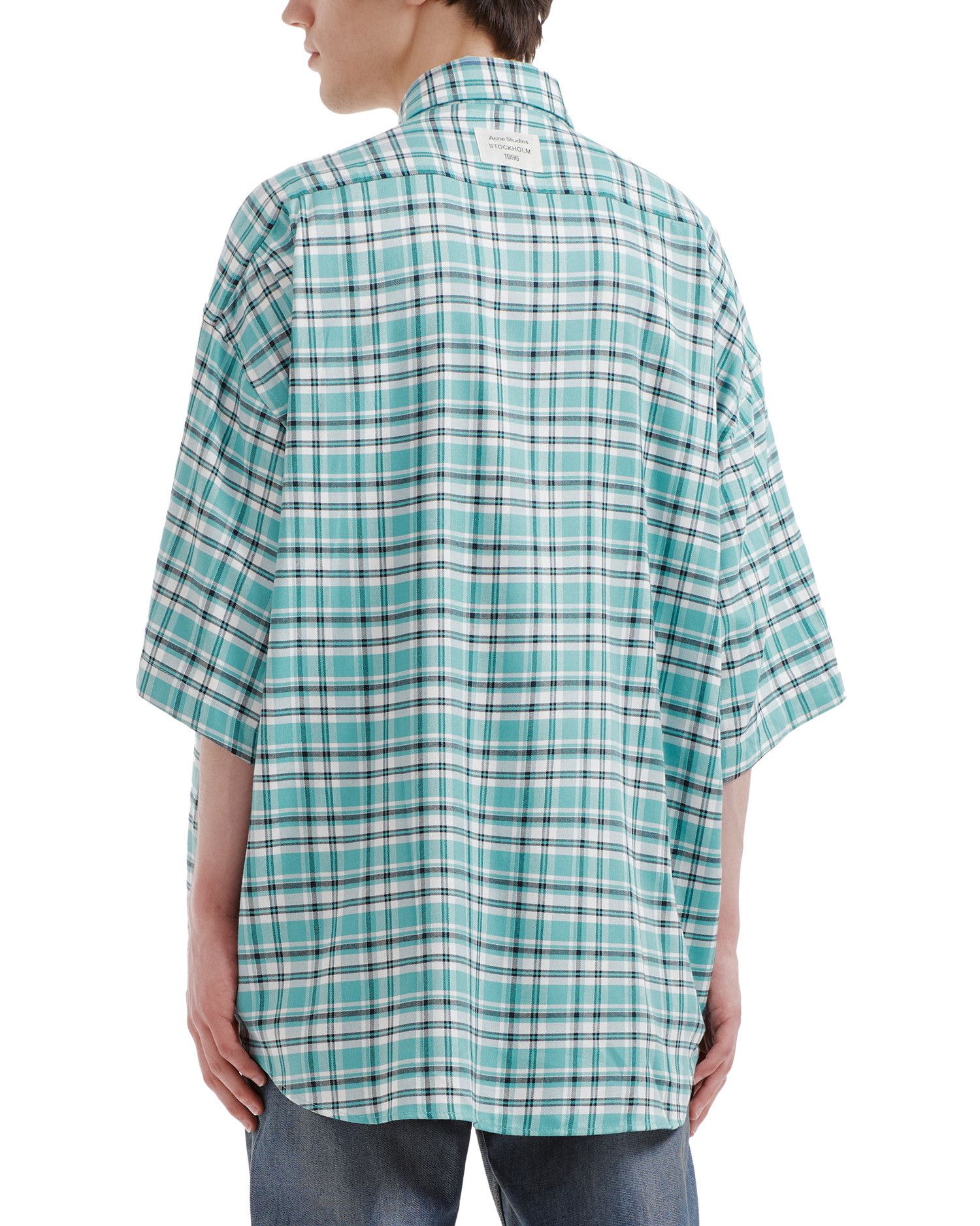 Acne Studios Acne Studios Plaid Short Sleeve Shirt Size US M / EU 48-50 / 2 - 4 Thumbnail