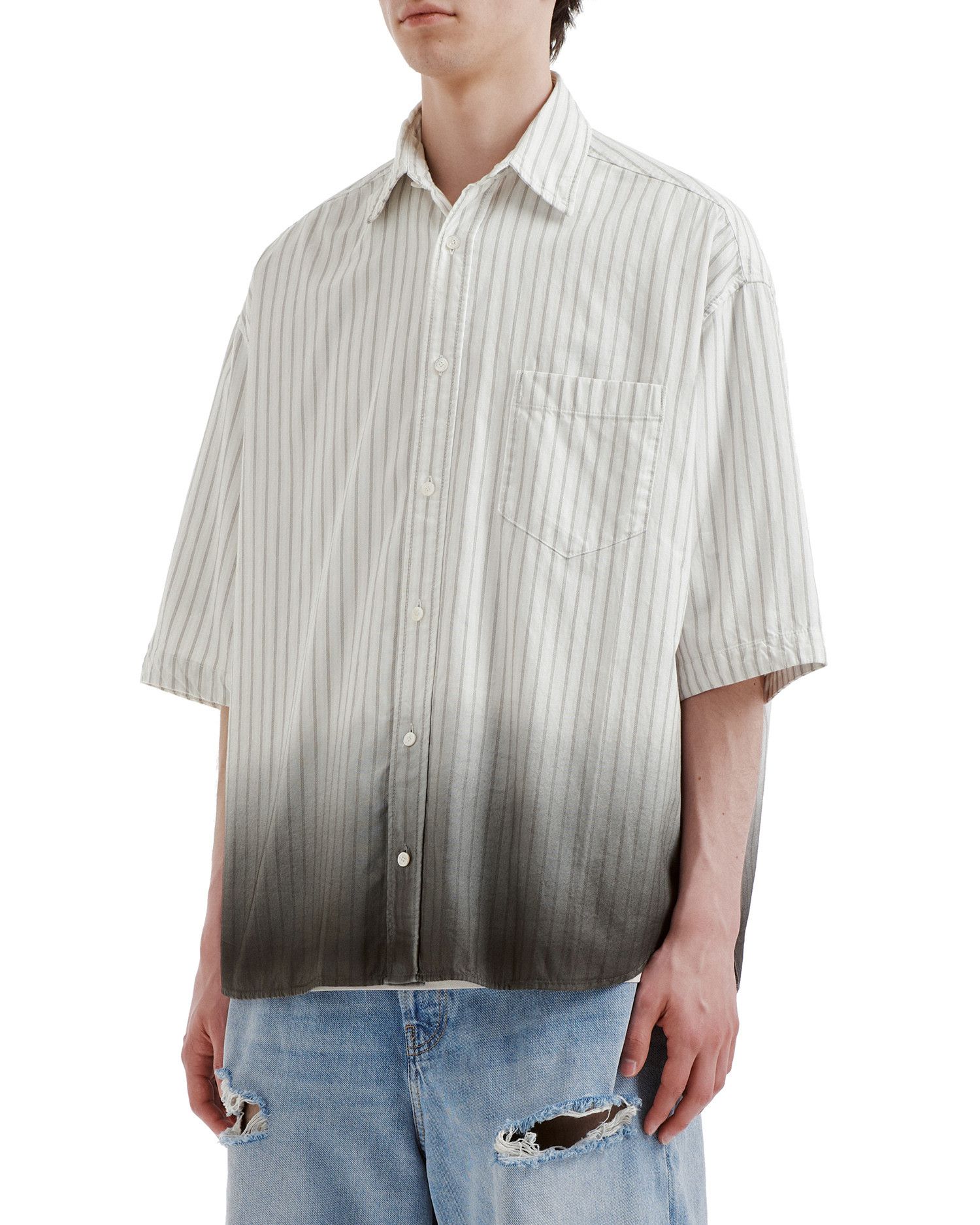 Acne Studios Acne Studios Stripe Gradient Printed Shirt Size US M / EU 48-50 / 2 - 3 Thumbnail