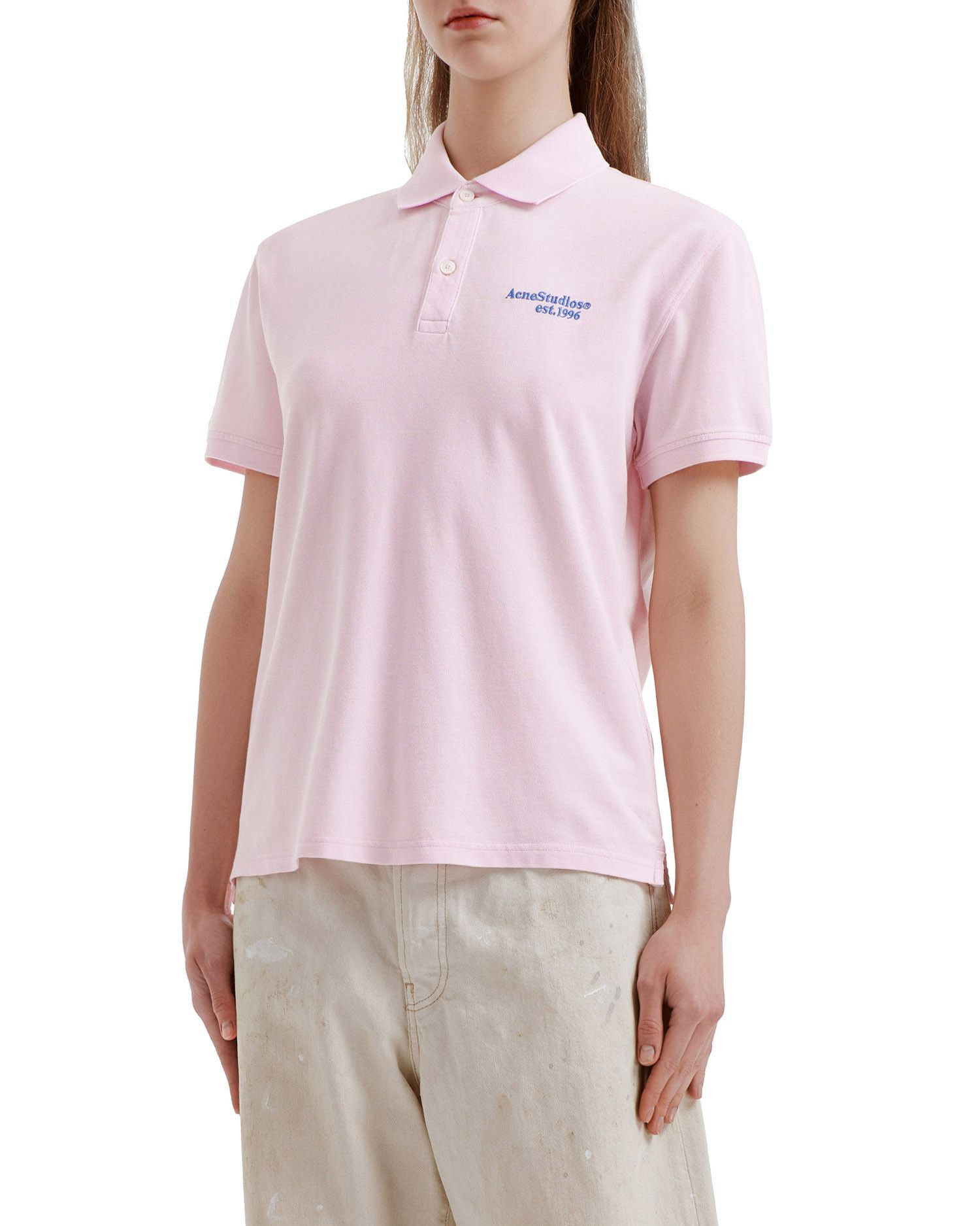 Acne Studios Acne Studios Letter Embroidery Short Sleeve polo Shirt Size XS / US 0-2 / IT 36-38 - 3 Thumbnail