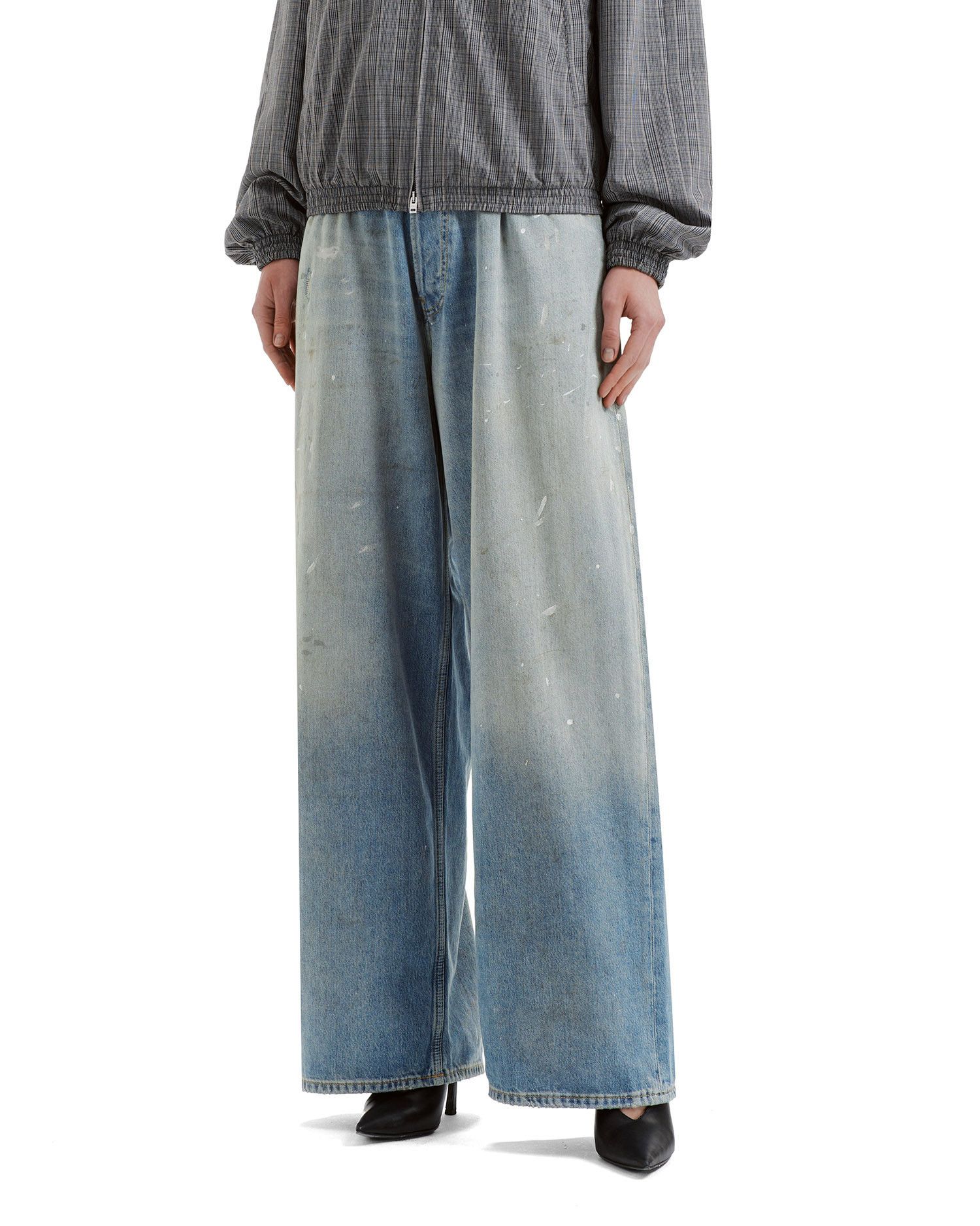 Acne Studios Acne Studios 2023 SUPER BAGGY Splatter Wide Leg Jeans Size 24" / US 00 / IT 34 - 3 Thumbnail