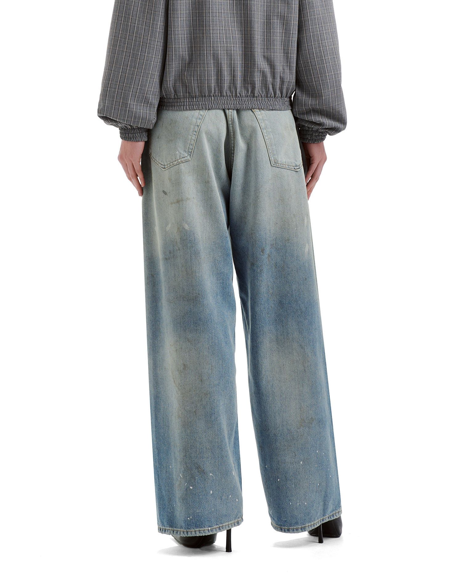 Acne Studios Acne Studios 2023 SUPER BAGGY Splatter Wide Leg Jeans Size 22" - 4 Thumbnail