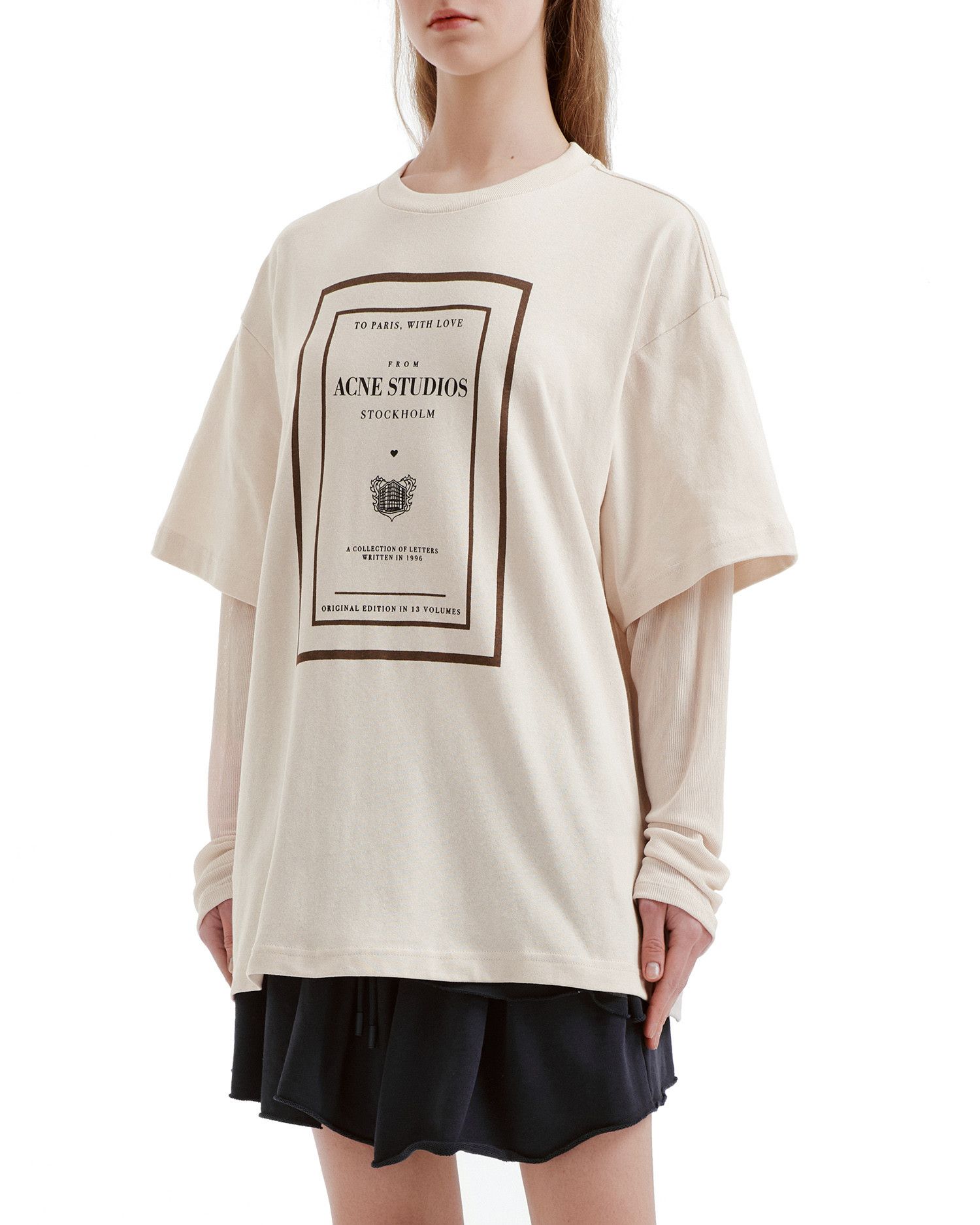 Acne Studios Acne Studios Pattern Print Layered T-Shirt Size XS / US 0-2 / IT 36-38 - 3 Thumbnail