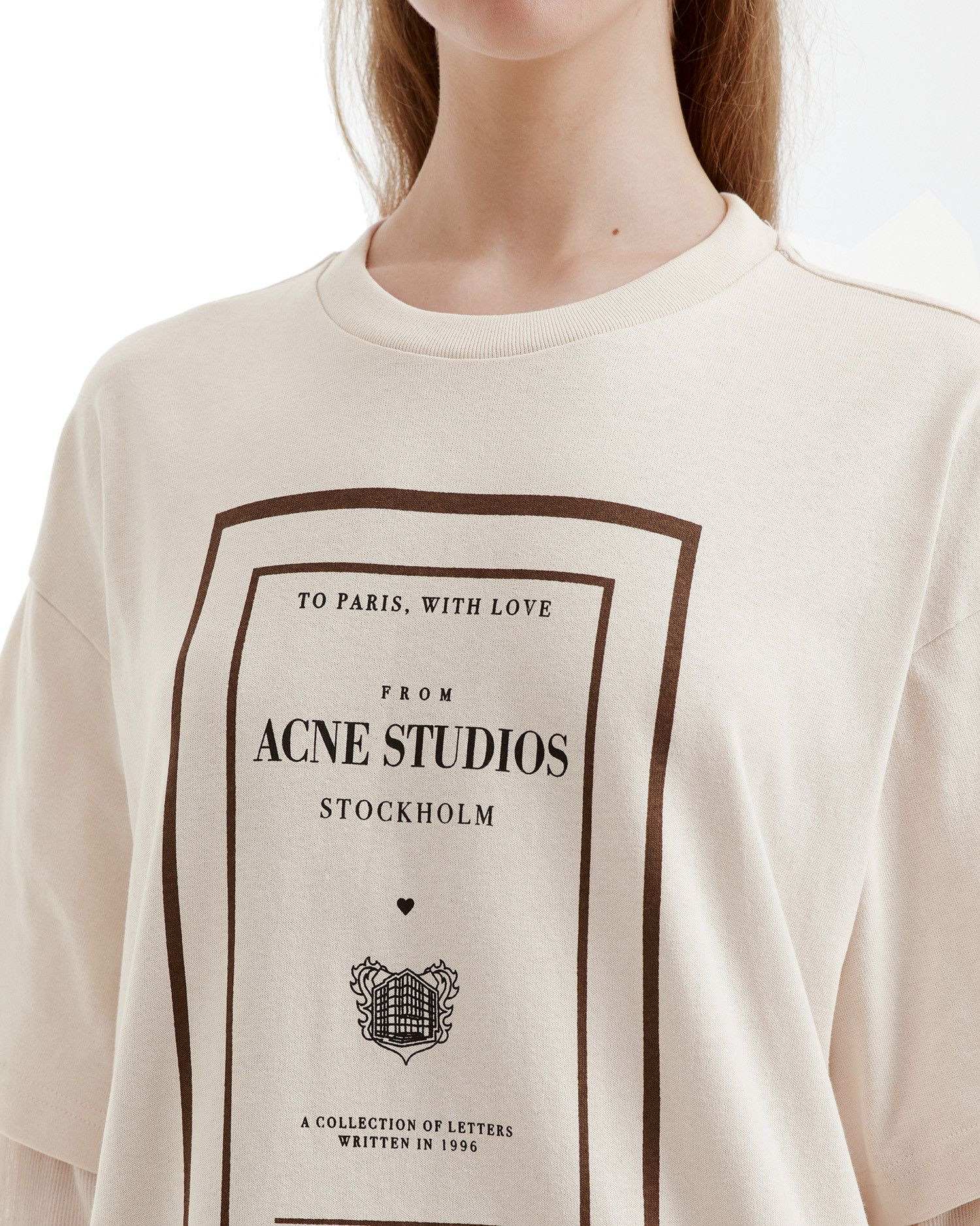 Acne Studios Acne Studios Pattern Print Layered T-Shirt Size XS / US 0-2 / IT 36-38 - 5 Thumbnail
