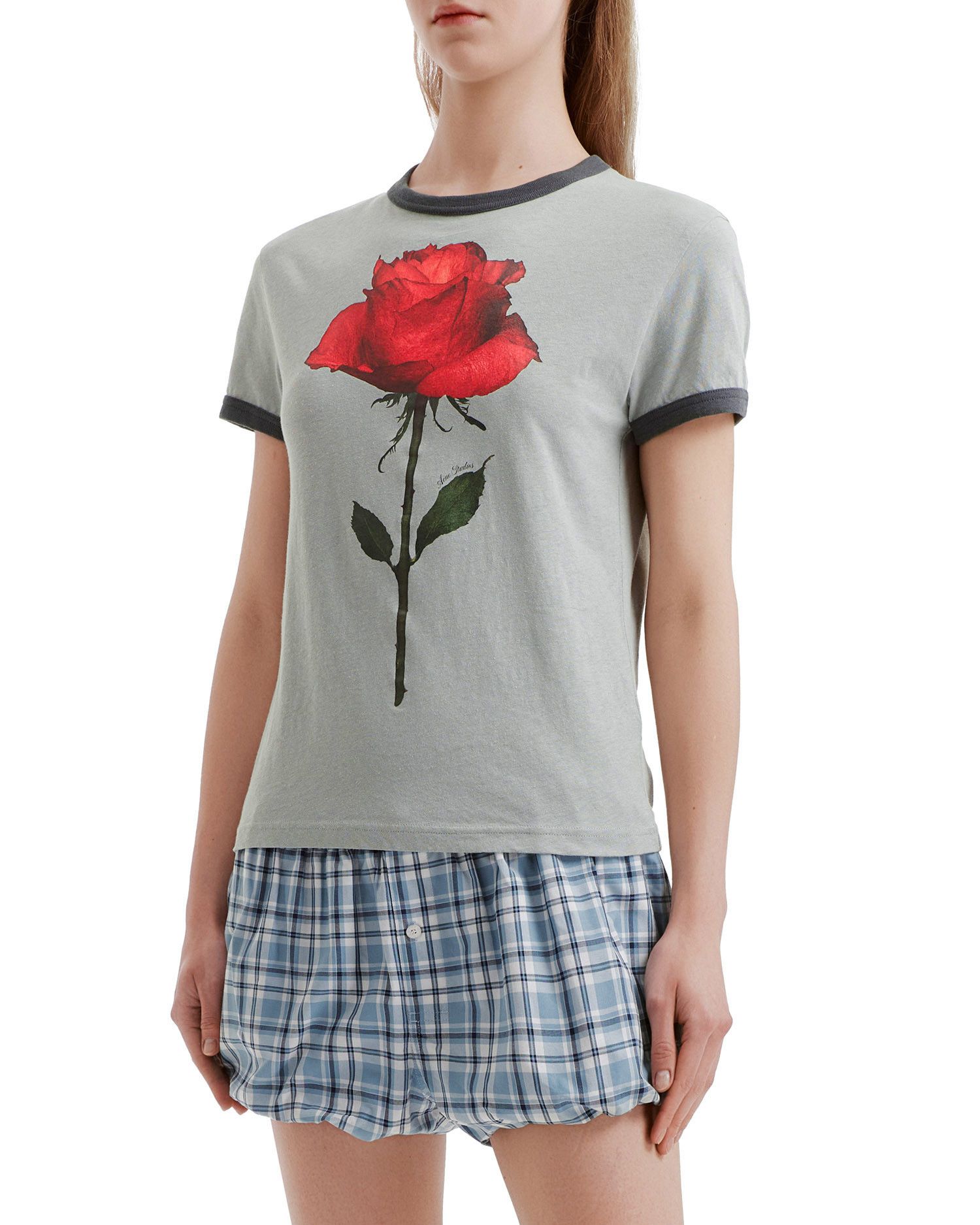 Acne Studios Acne Studios Rose Printed T-Shirt Size S / US 4 / IT 40 - 3 Thumbnail