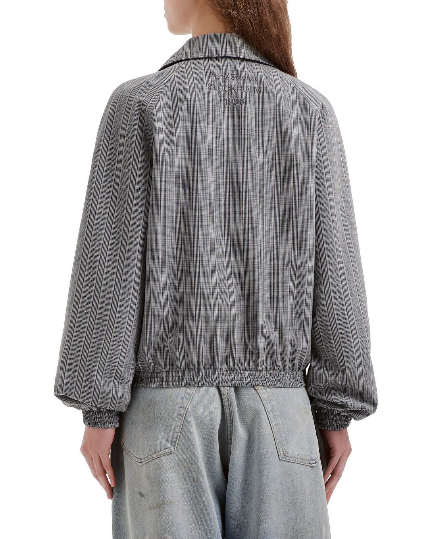 Acne Studios Acne Studios Plaid Stand Collar Jacket Size M / US 6-8 / IT 42-44 - 4 Thumbnail