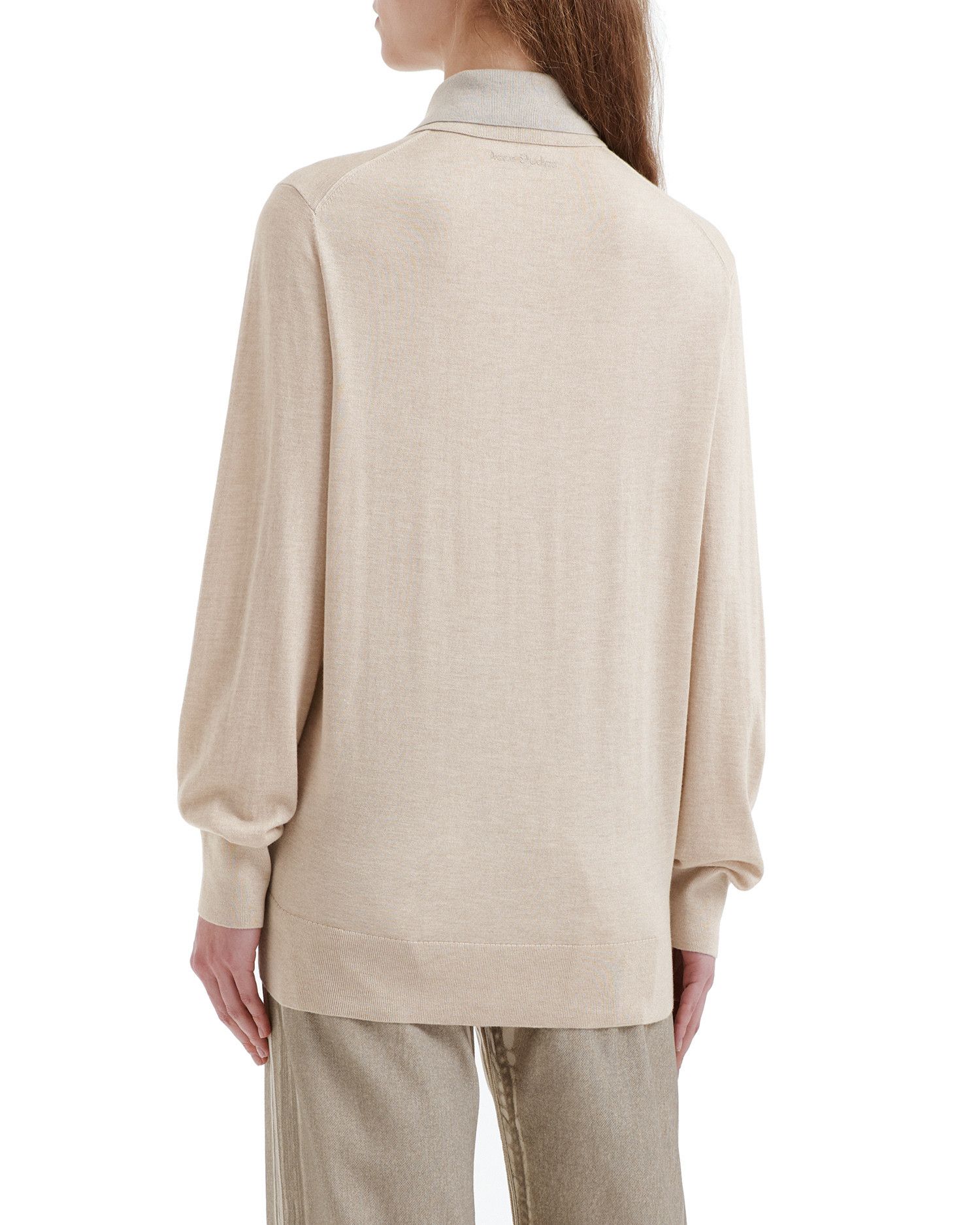 Acne Studios Acne Studios Pair Layer Lapel Knit Top Size XS / US 0-2 / IT 36-38 - 4 Thumbnail