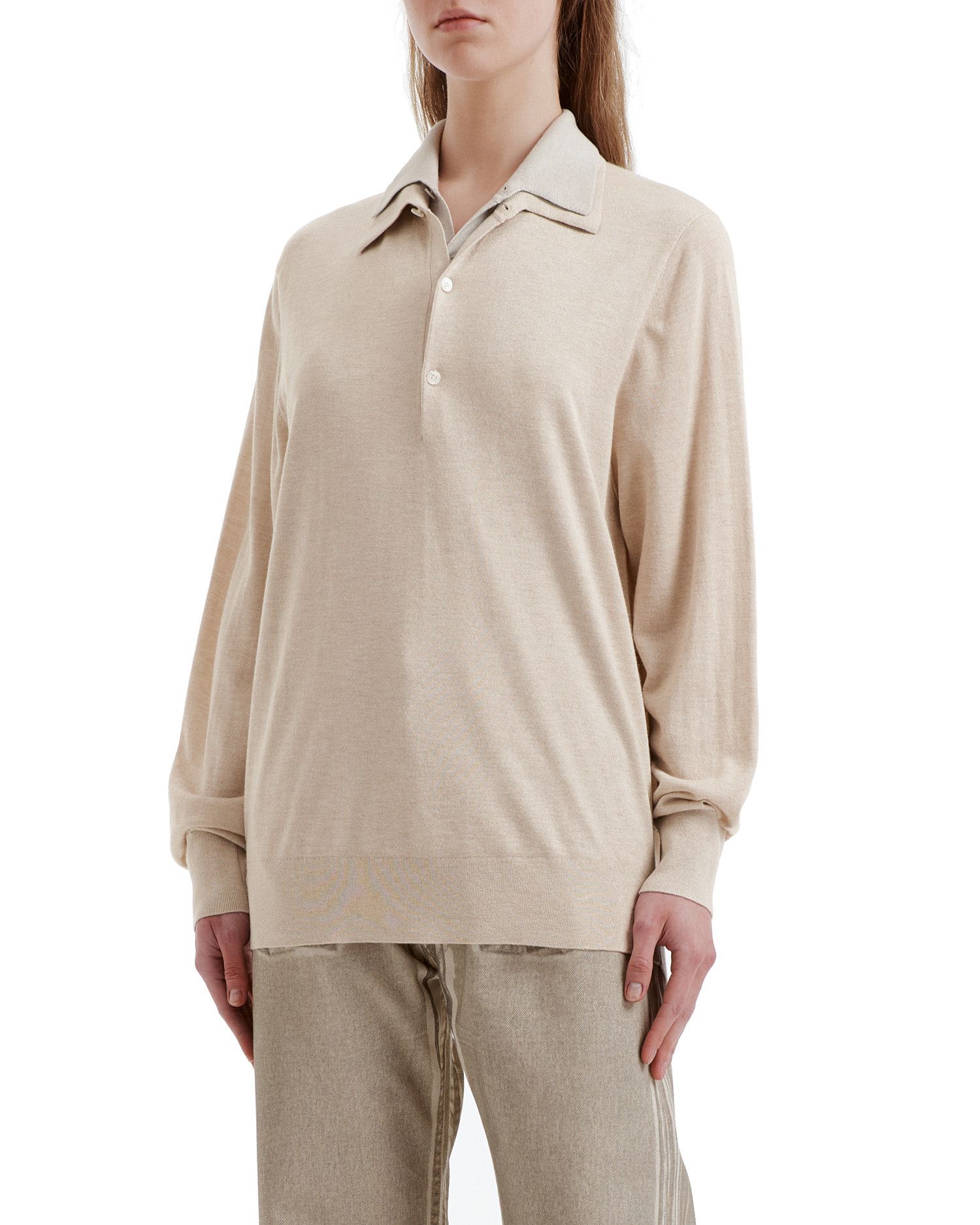 Acne Studios Acne Studios Pair Layer Lapel Knit Top Size S / US 4 / IT 40 - 3 Thumbnail