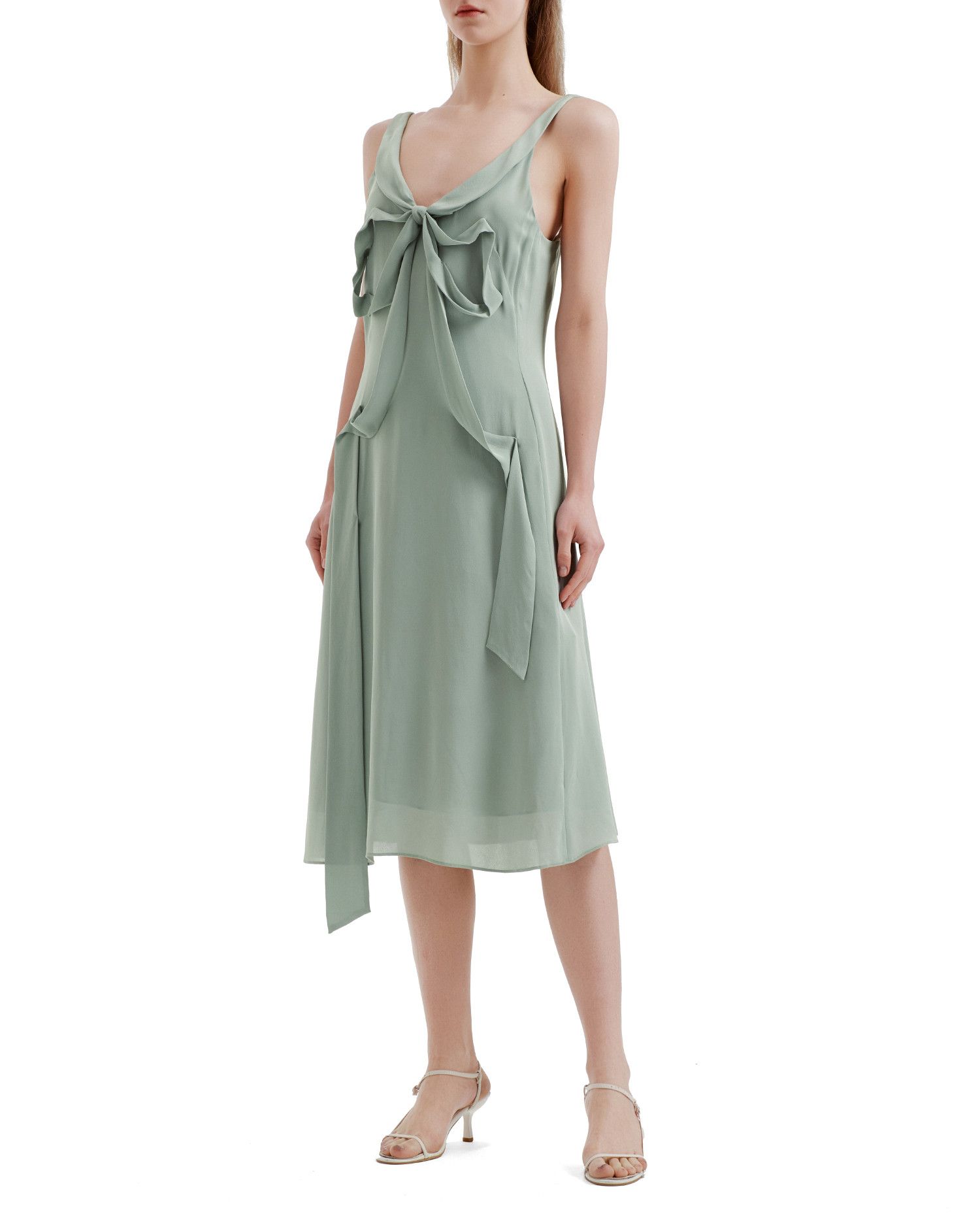 Acne Studios Acne Studios Bow Camisole Dress Size S / US 4 / IT 40 - 3 Thumbnail