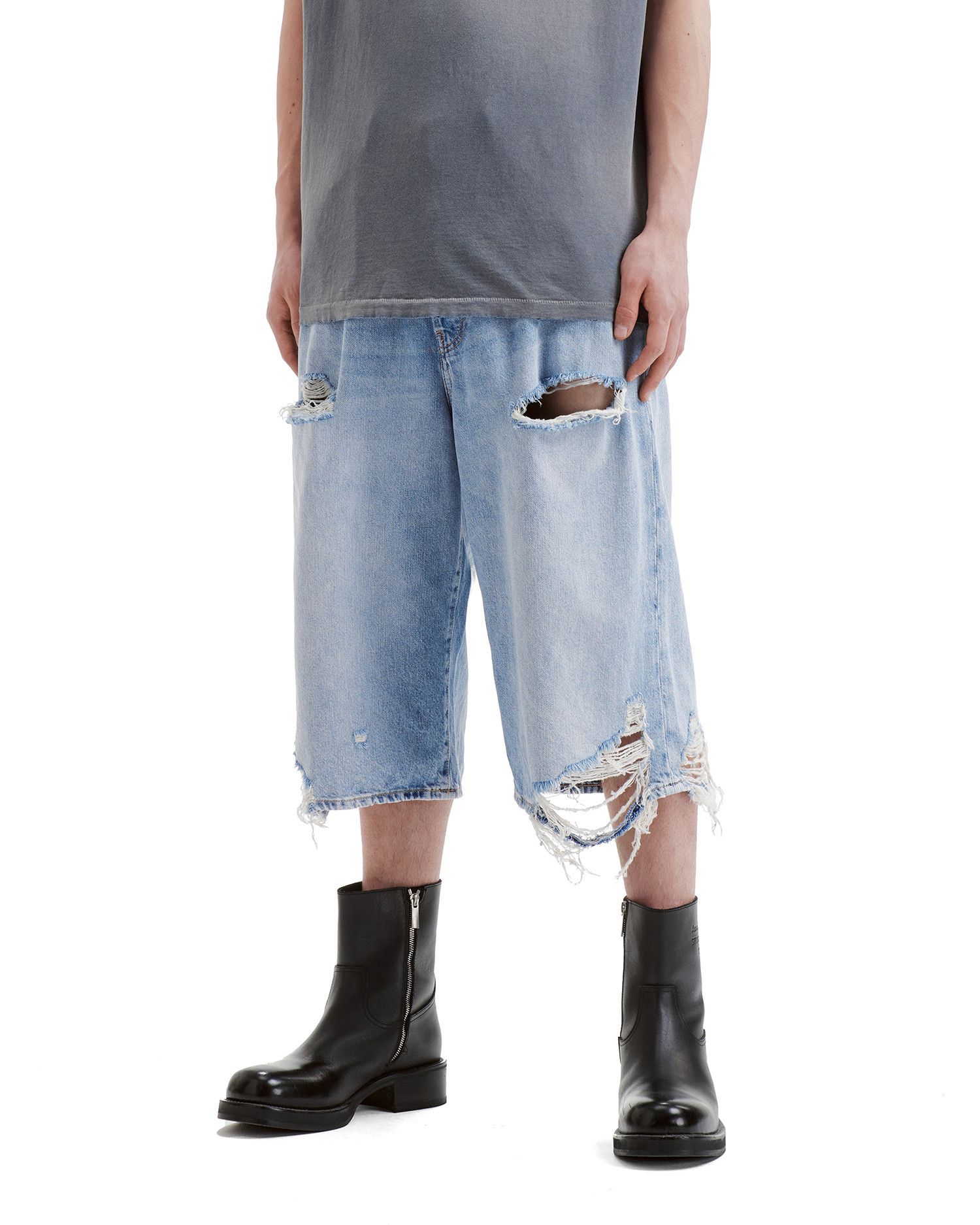 Acne Studios Acne Studios Ripped Denim Shorts Size US 32 / EU 48 - 3 Thumbnail