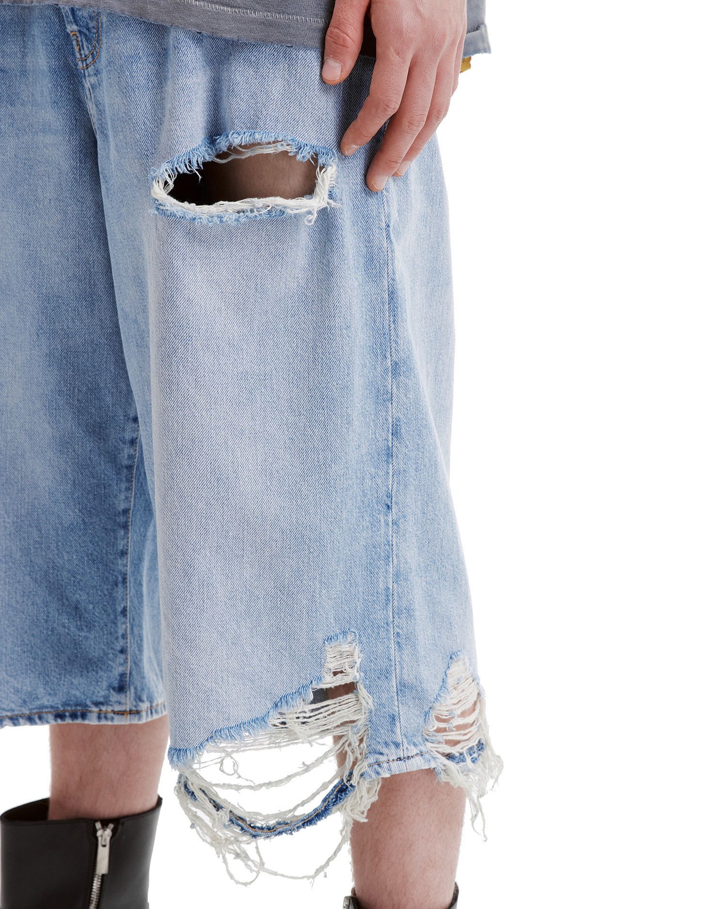 Acne Studios Acne Studios Ripped Denim Shorts Size US 30 / EU 46 - 5 Thumbnail