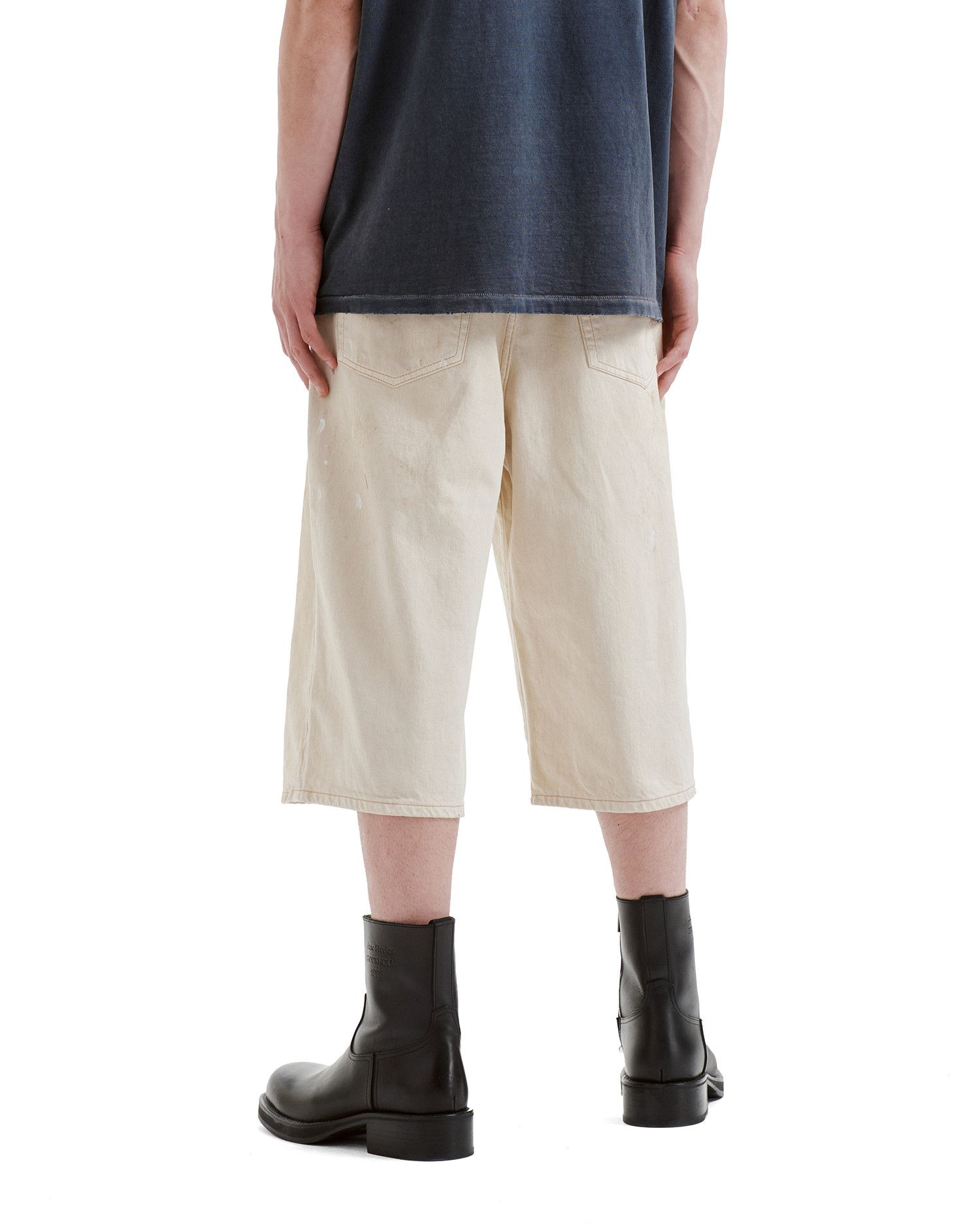 Acne Studios Acne Studios Splatter Distressed Design Shorts Size US 34 / EU 50 - 4 Thumbnail
