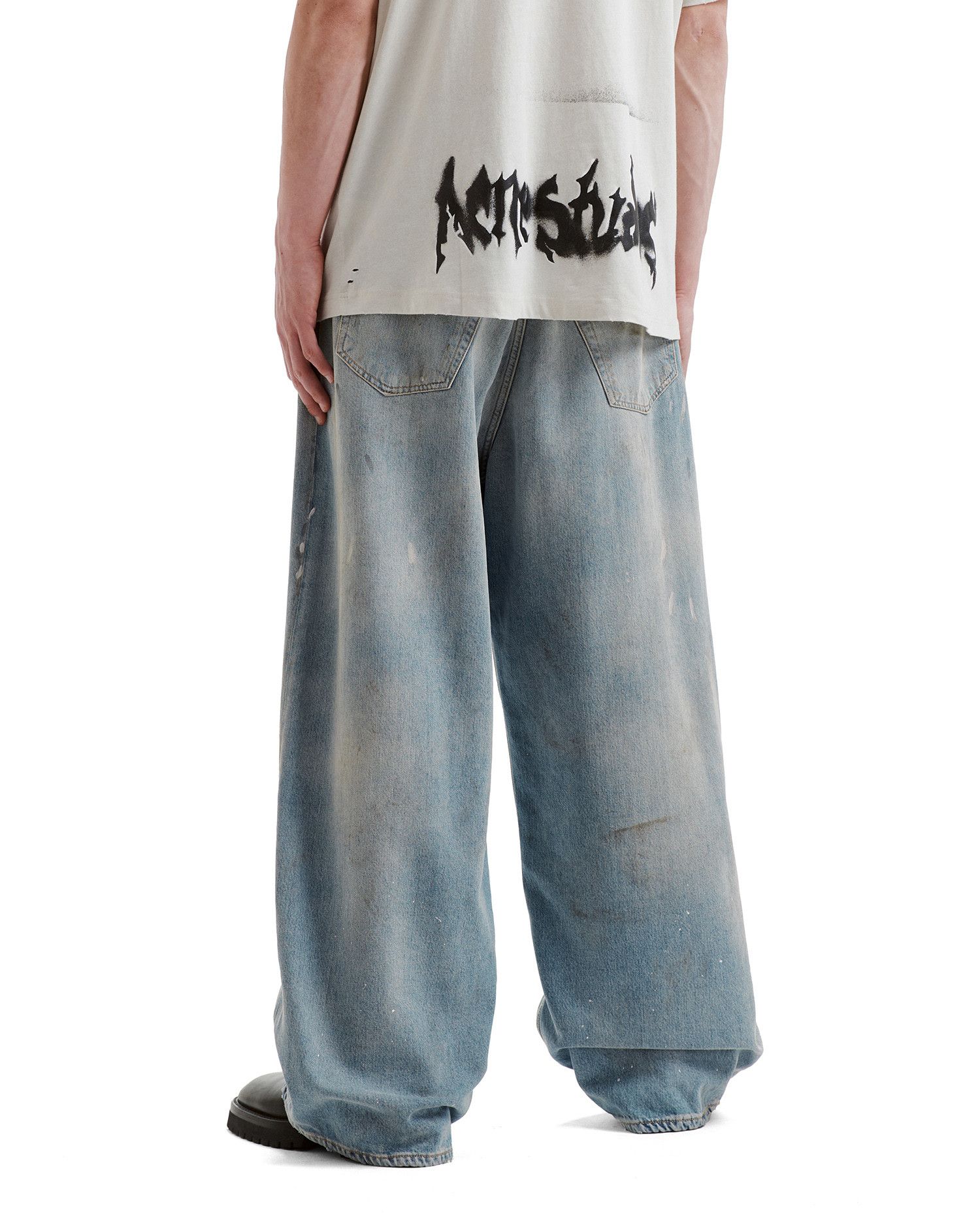 Acne Studios Acne Studios Splatter Wide Leg Jeans Size US 32 / EU 48 - 4 Thumbnail