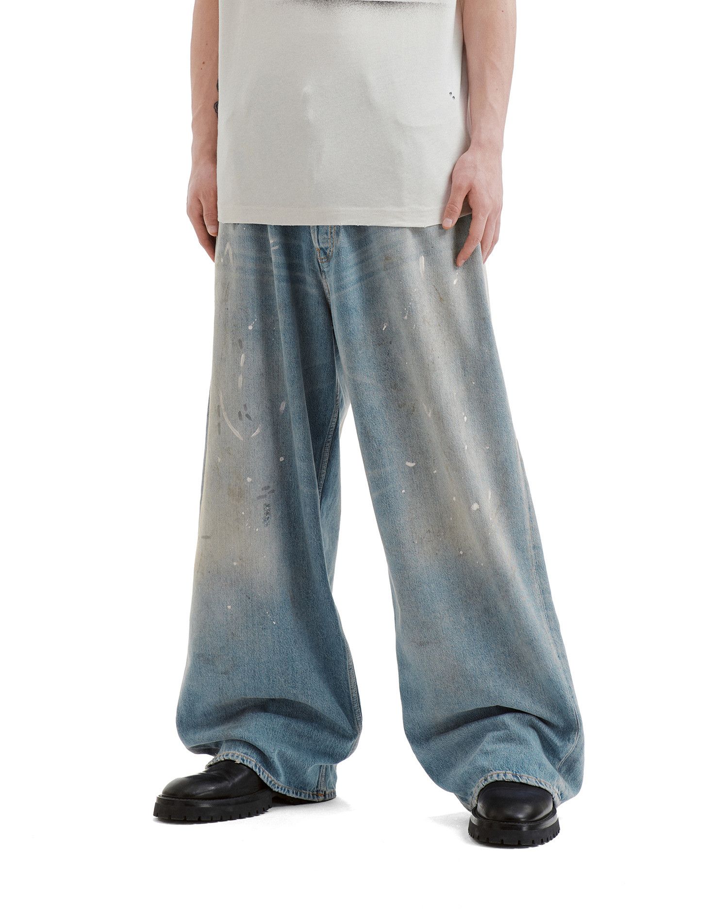 Acne Studios Acne Studios Splatter Wide Leg Jeans Size US 32 / EU 48 - 3 Thumbnail