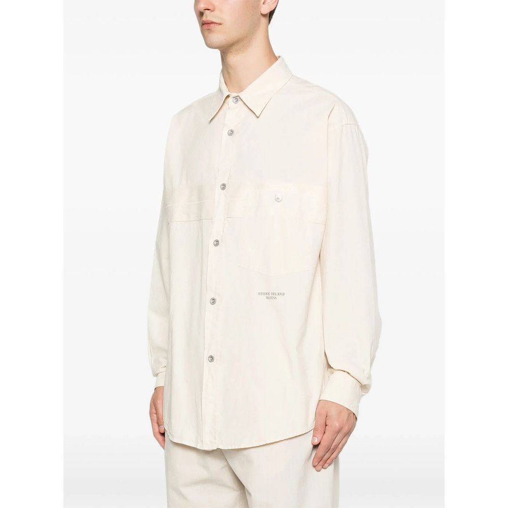 Stone Island Stone Island NEUTRALS Jackets - Shirt Jackets Size US L / EU 52-54 / 3 - 3 Thumbnail