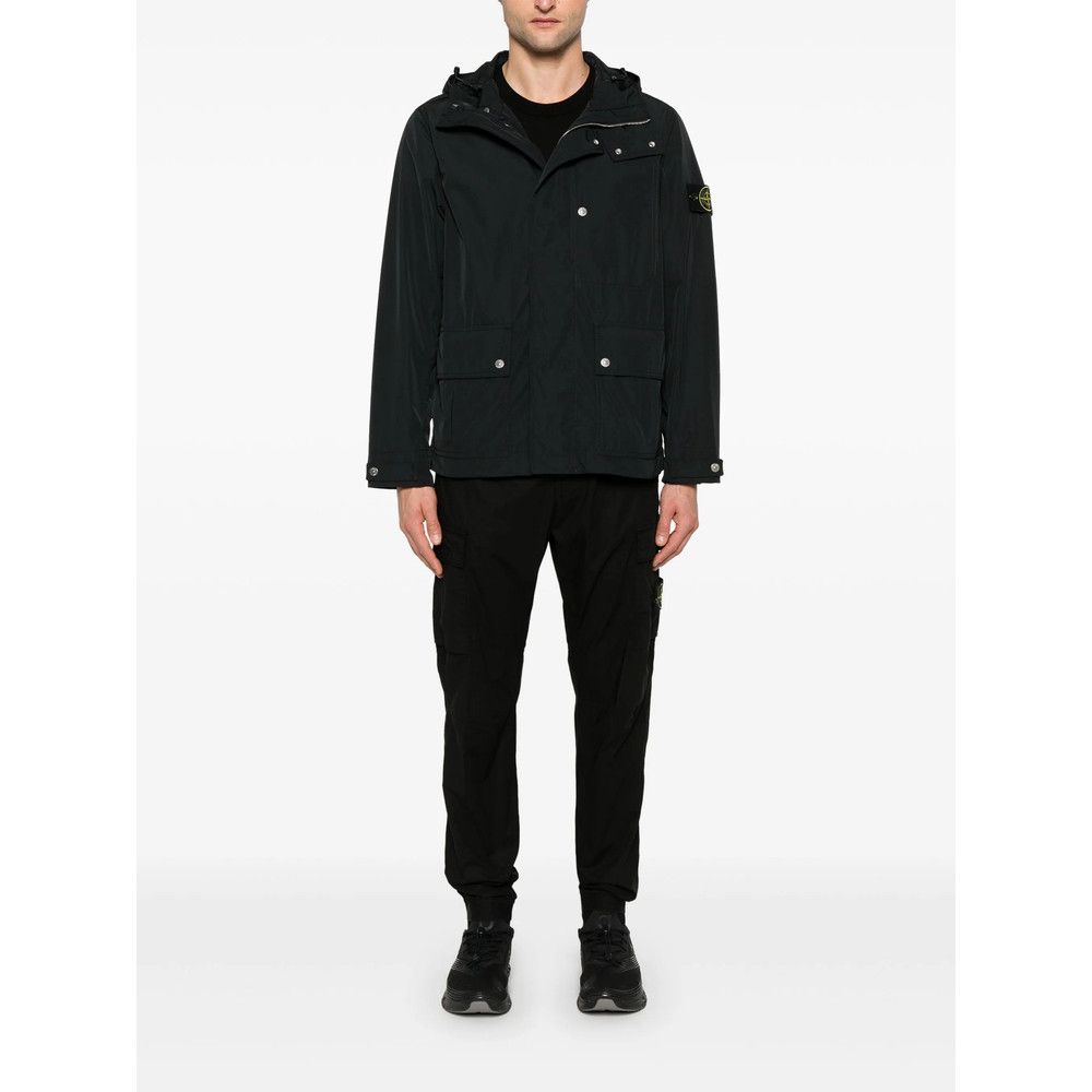 Stone Island Stone Island BLACK Trousers - Tapered Trousers Size US 30 / EU 46 - 2 Thumbnail