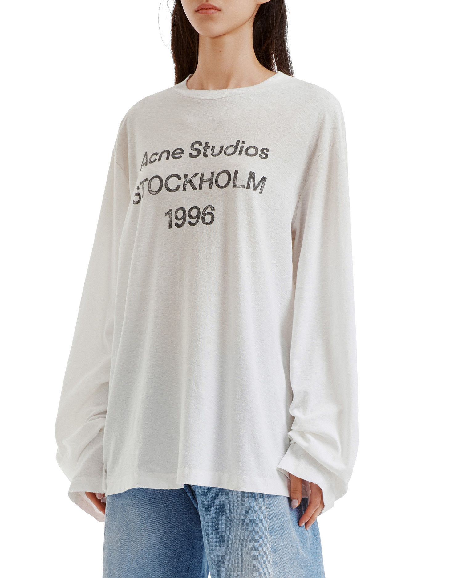 Acne Studios Acne Studios Letter Printed Long Sleeve T-Shirt Size L / US 10 / IT 46 - 3 Thumbnail