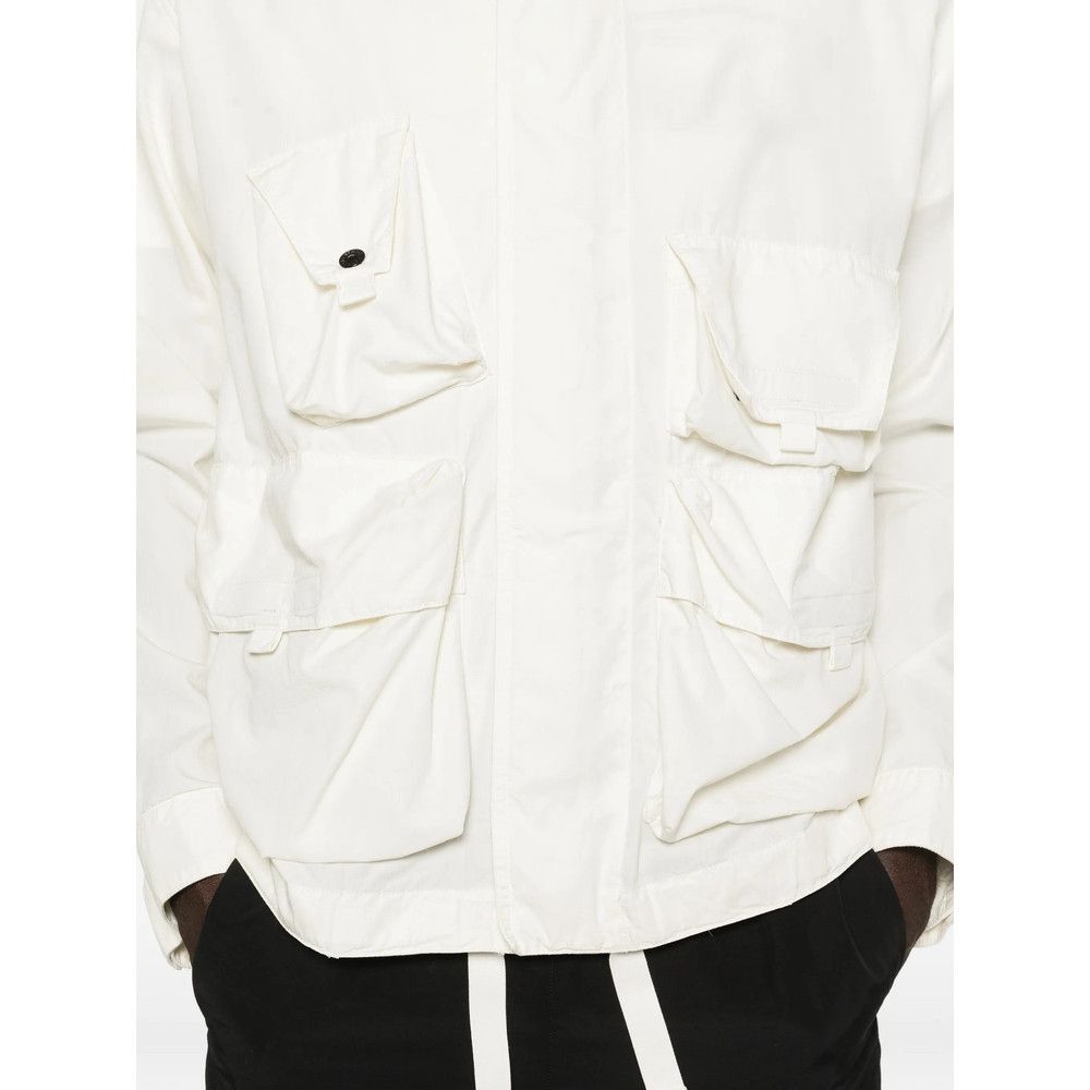 Stone Island Stone Island WHITE Jackets - Military Jackets Size US L / EU 52-54 / 3 - 3 Thumbnail