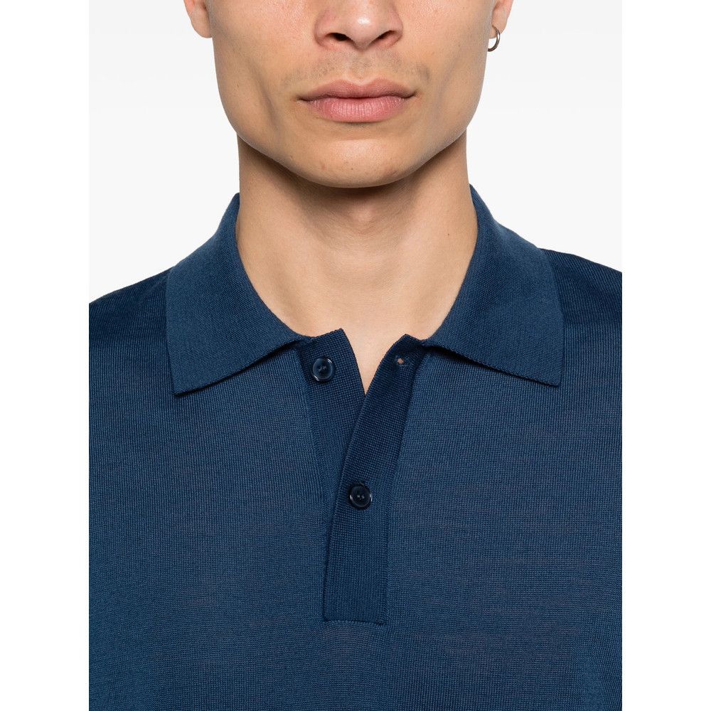 Samsoe Samsoe Samsoe Samsoe BLUE Polo Shirts Size US M / EU 48-50 / 2 - 2 Thumbnail
