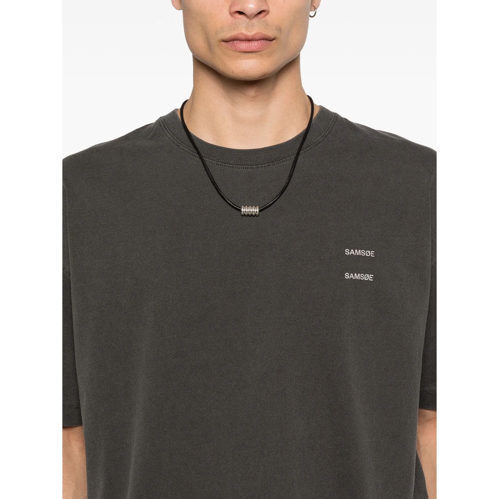 Samsoe Samsoe Samsoe Samsoe GREY T-Shirts & Vests - T-Shirts Size US L / EU 52-54 / 3 - 5 Thumbnail