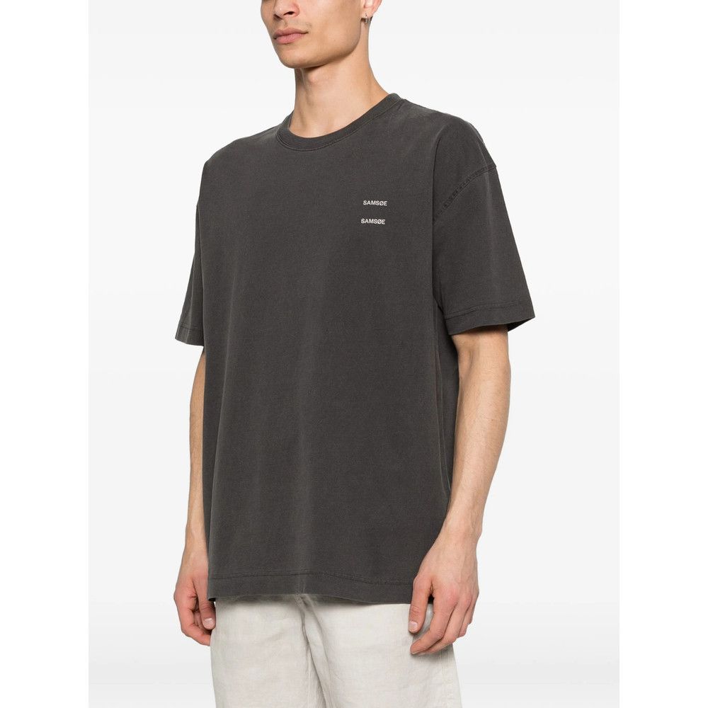 Samsoe Samsoe Samsoe Samsoe GREY T-Shirts & Vests - T-Shirts Size US XL / EU 56 / 4 - 5 Thumbnail