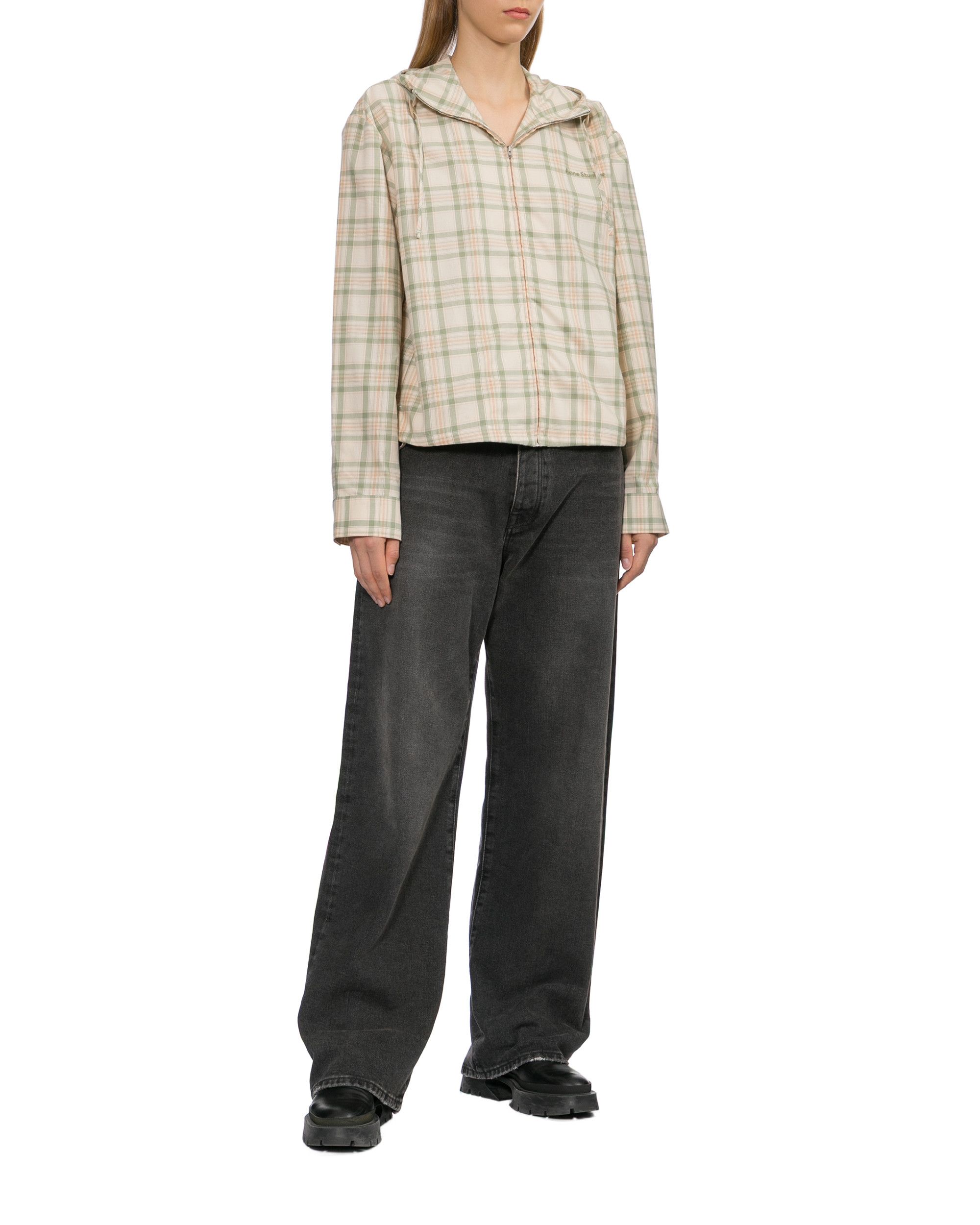 Acne Studios Acne Studios Plaid Hooded Jacket Size S / US 4 / IT 40 - 2 Thumbnail