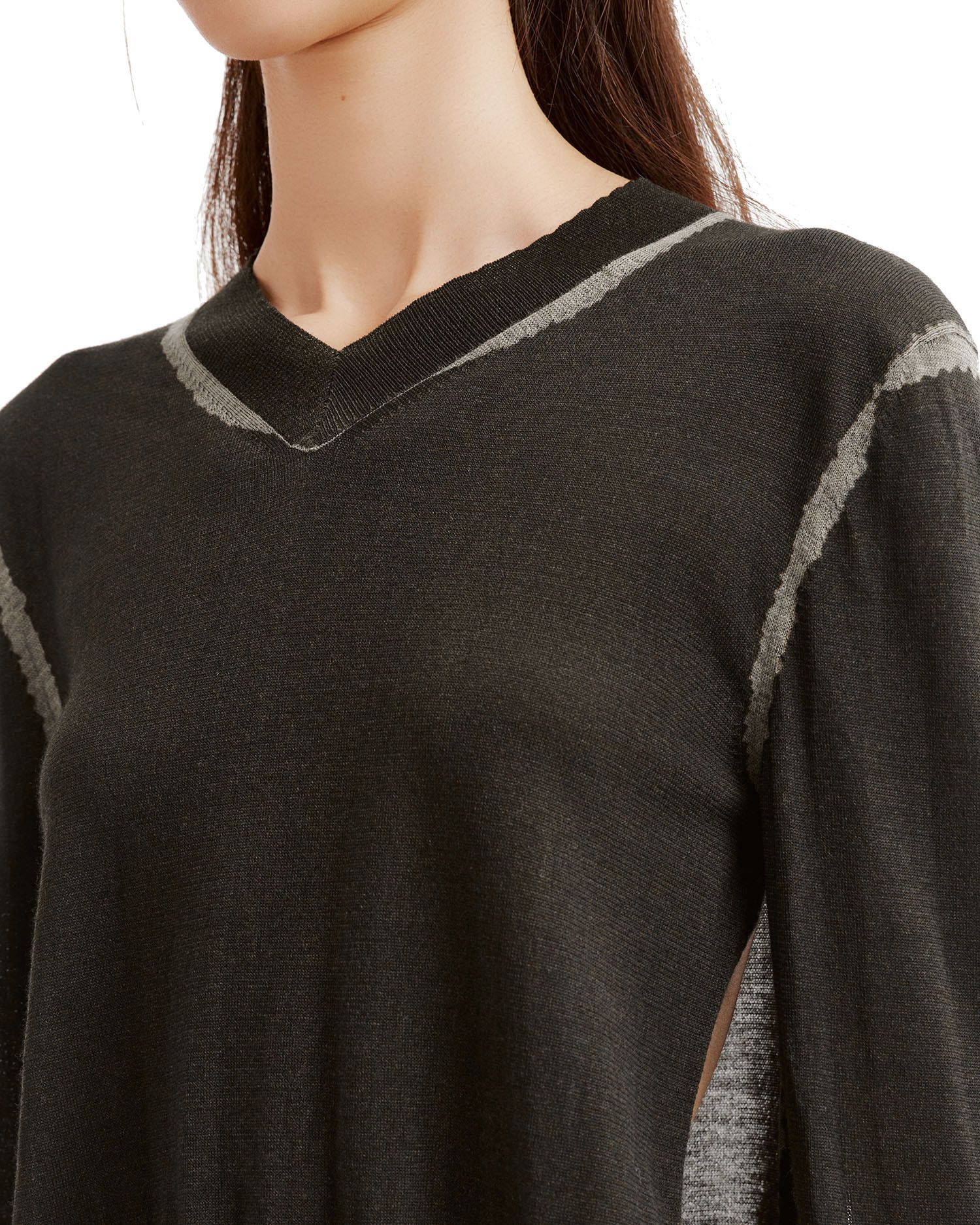 Acne Studios Acne Studios V Collar Knitwear Size S / US 4 / IT 40 - 5 Thumbnail