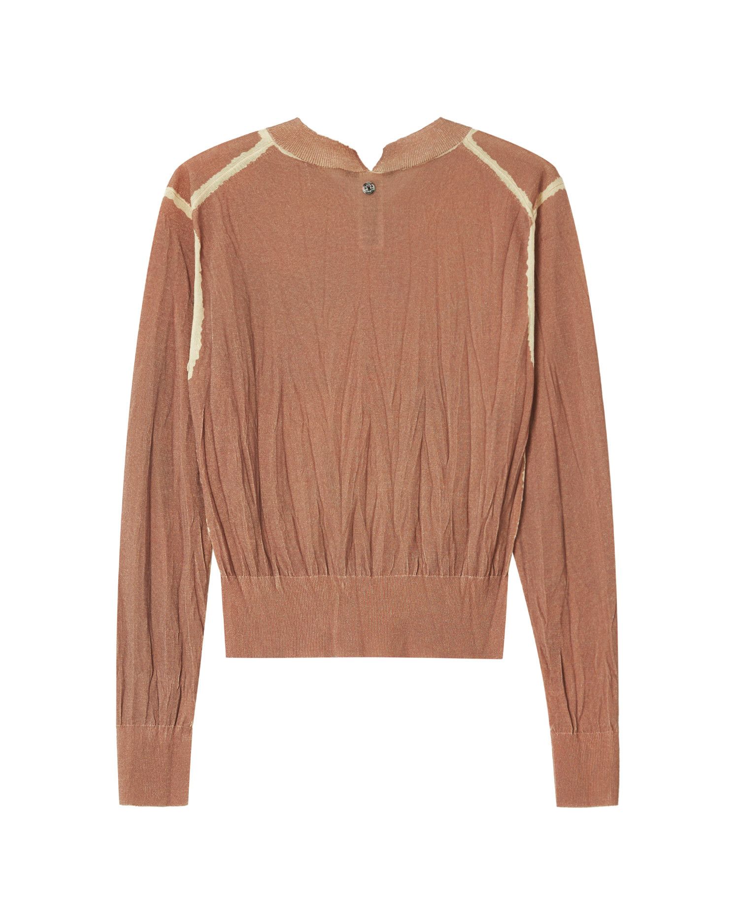 Acne Studios Acne Studios Color Block Edge Ornament V Collar Long Slee... Size S / US 4 / IT 40 - 6 Thumbnail