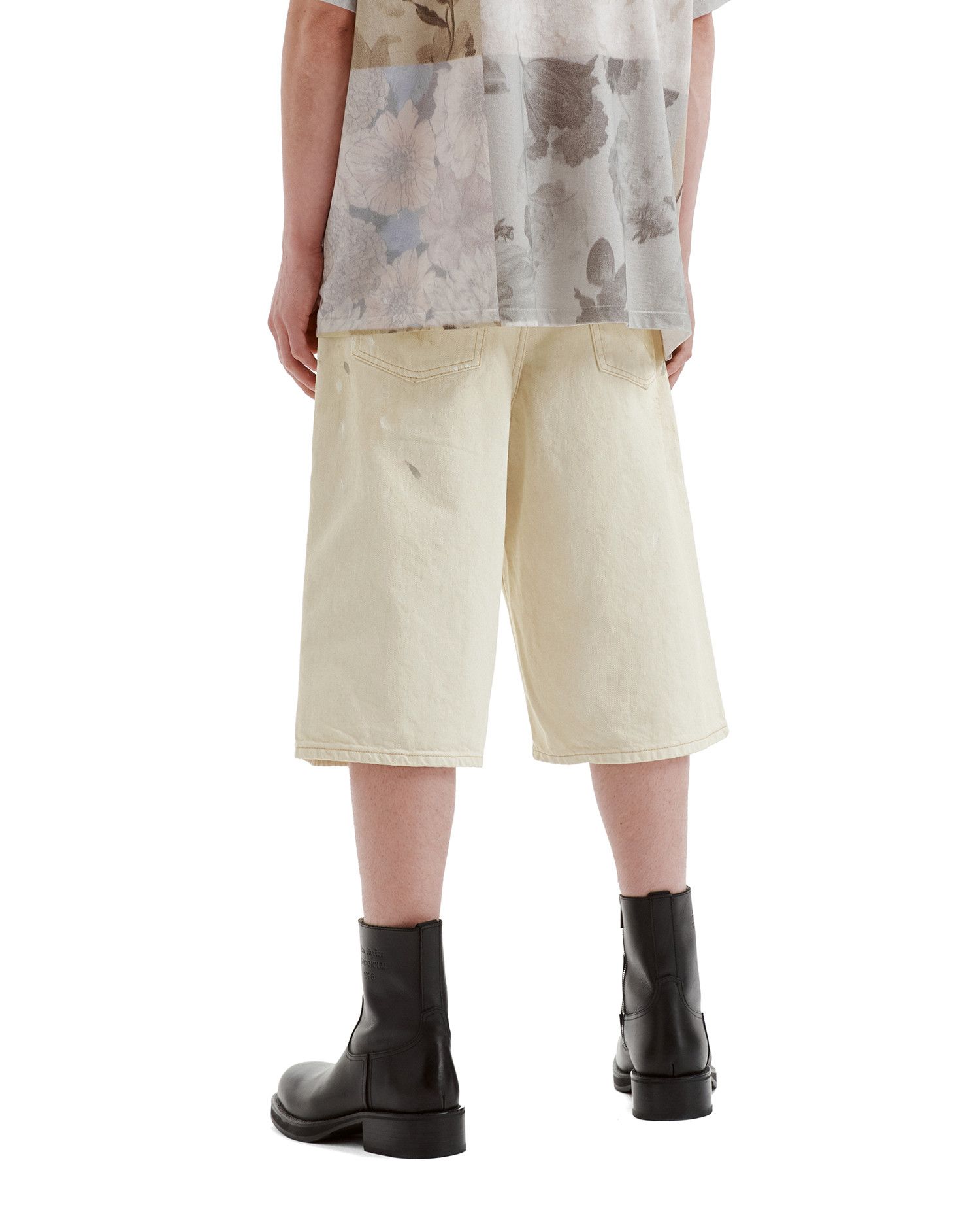Acne Studios Acne Studios Splatter Print Denim Shorts Size US 42 / EU 58 - 4 Thumbnail