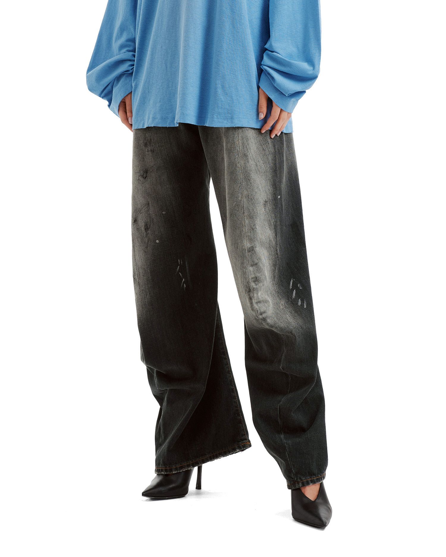 Acne Studios Acne Studios 2006F LOOSE FIT Splatter Faded Effect Jeans Size 27" / US 4 / IT 40 - 3 Thumbnail