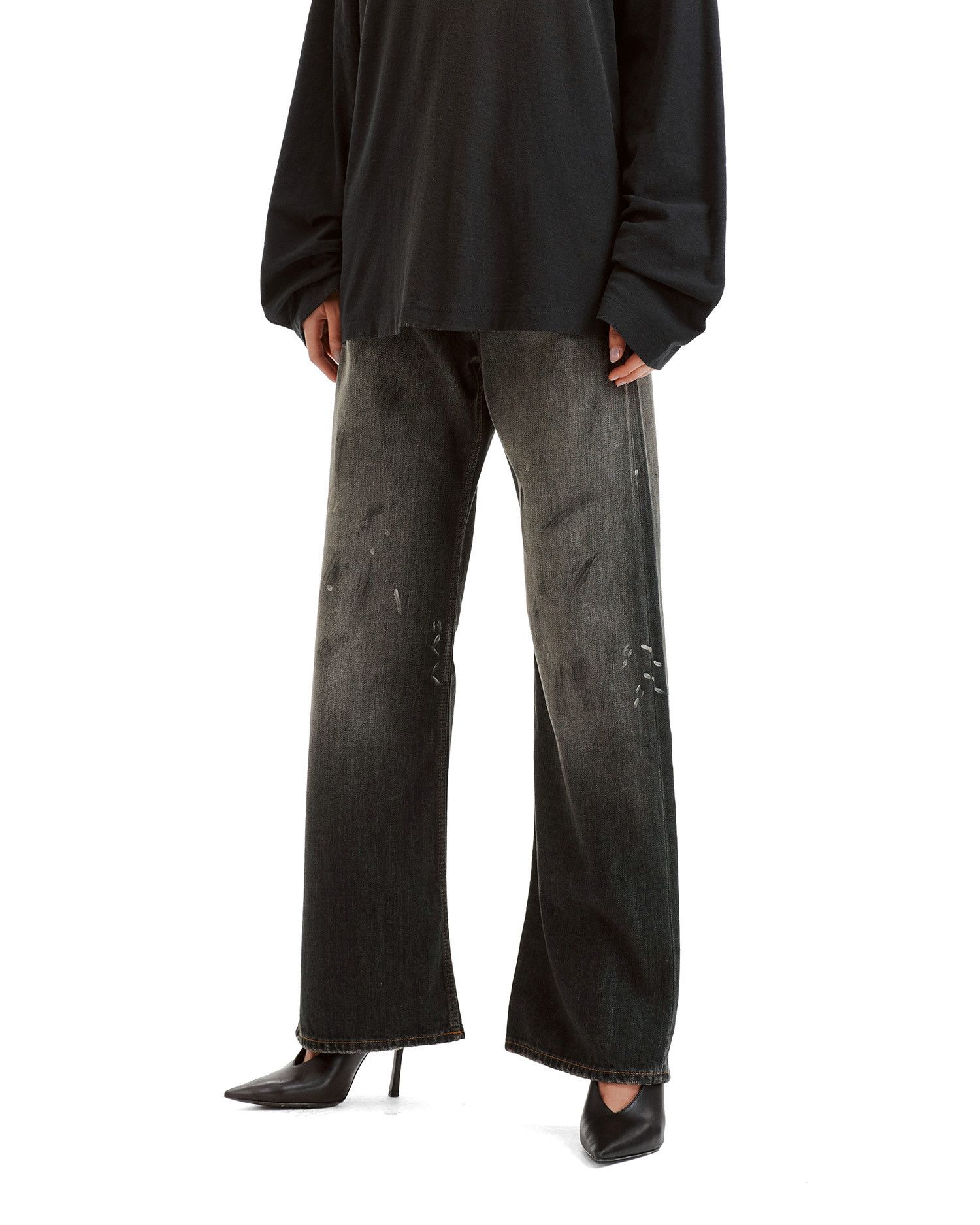 Acne Studios Acne Studios 2006F LOOSE FIT Splatter Straight Jeans Size 28" / US 6 / IT 42 - 3 Thumbnail