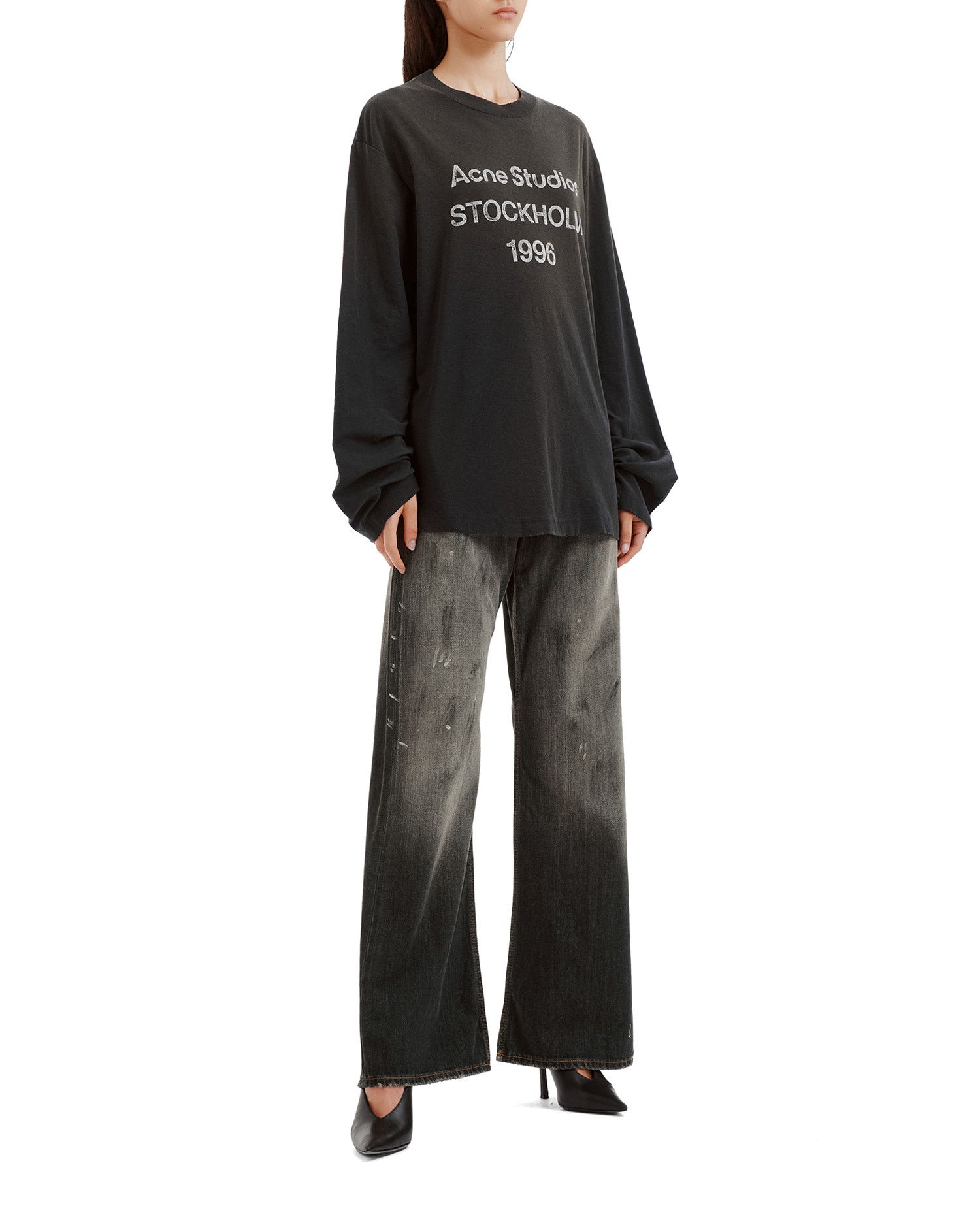 Acne Studios Acne Studios 2006F LOOSE FIT Splatter Straight Jeans Size 25" / US 0 / IT 36 - 2 Thumbnail