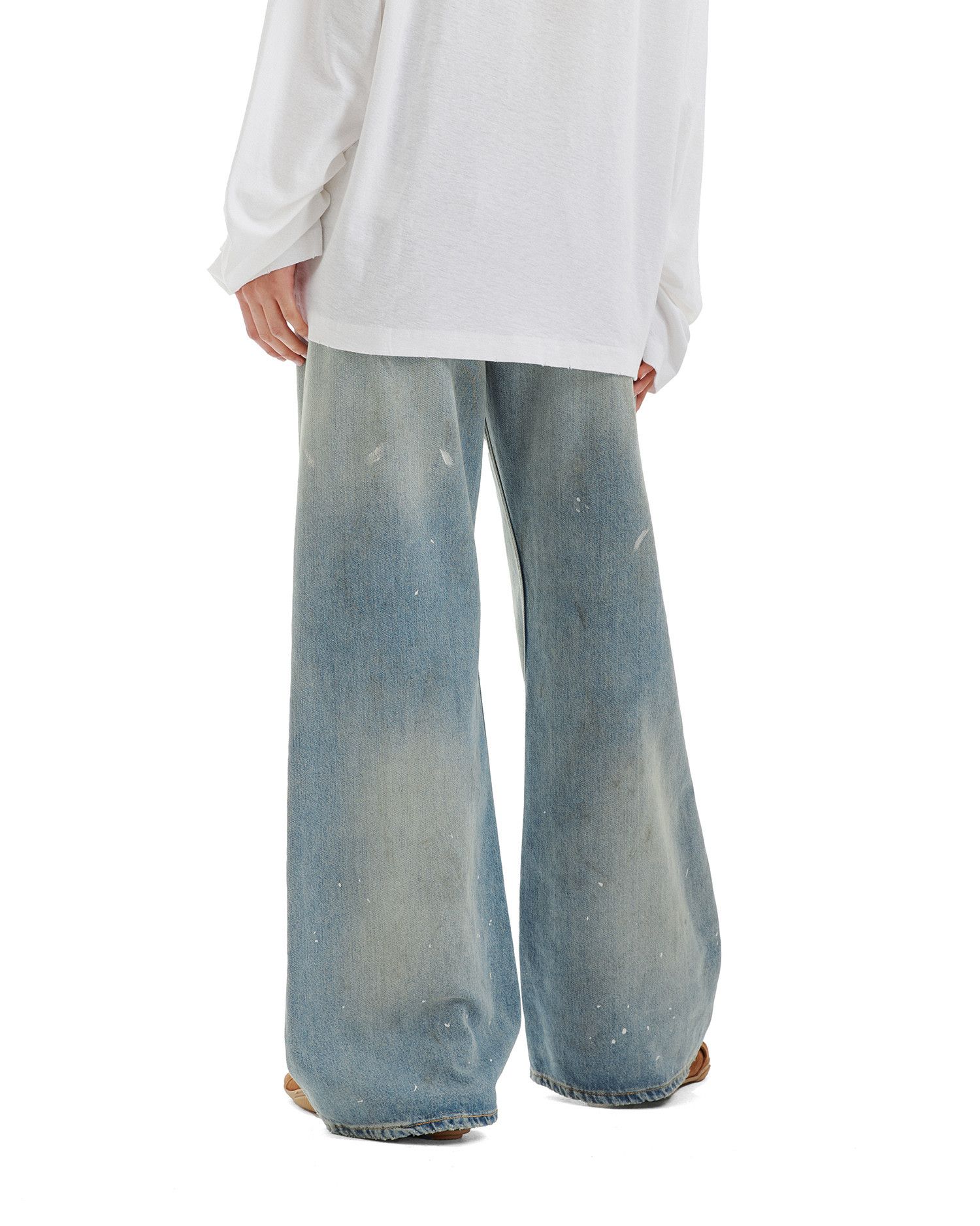 Acne Studios Acne Studios 2021F LOOSE FIT Splatter Straight Jeans Size 28" / US 6 / IT 42 - 4 Thumbnail