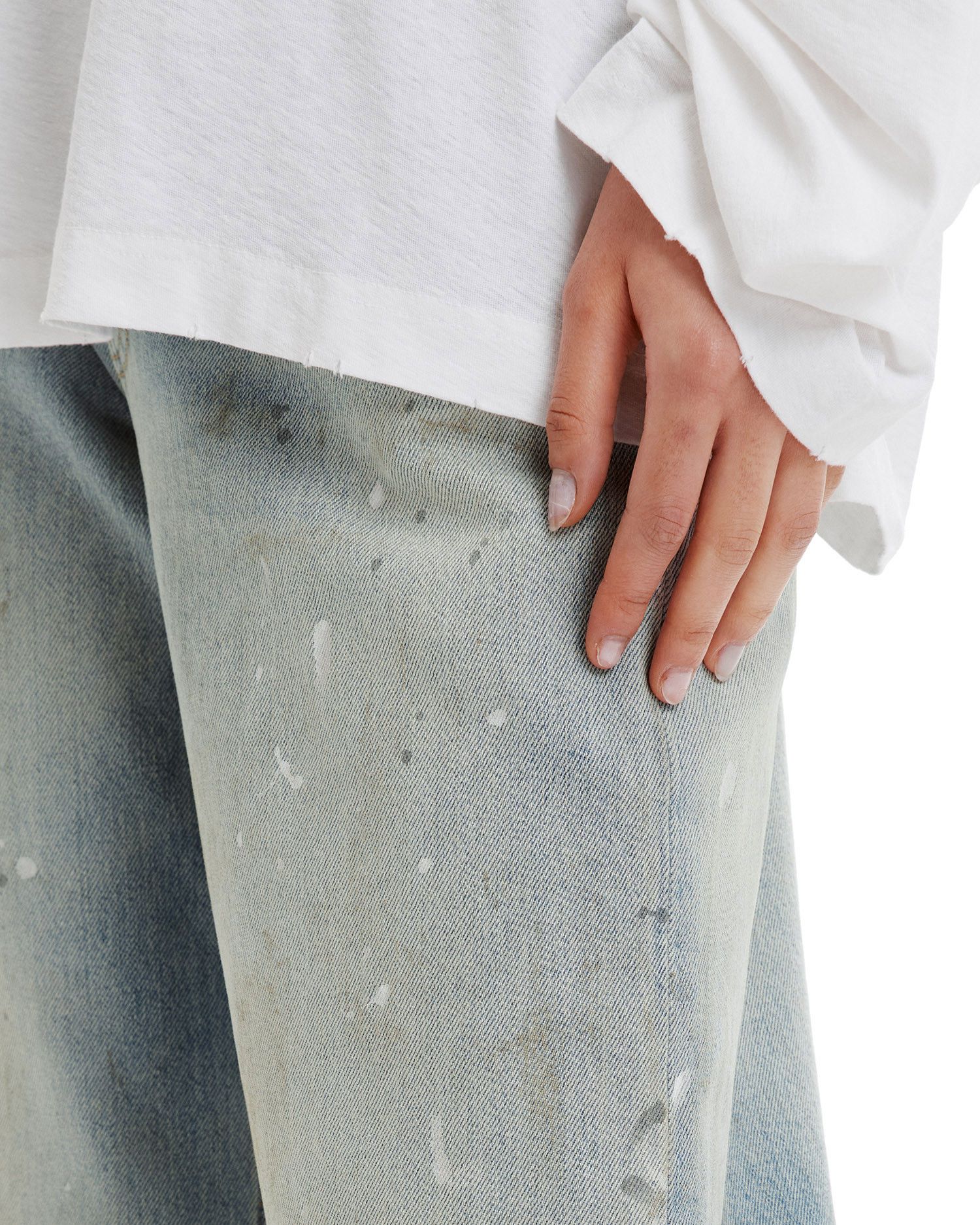 Acne Studios Acne Studios 2021F LOOSE FIT Splatter Straight Jeans Size 28" / US 6 / IT 42 - 5 Thumbnail