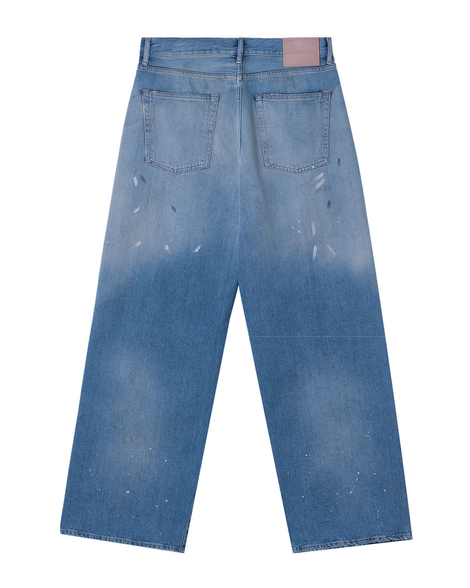 Acne Studios Acne Studios Splatter Distressed Straight Jeans Size US 30 / EU 46 - 6 Thumbnail