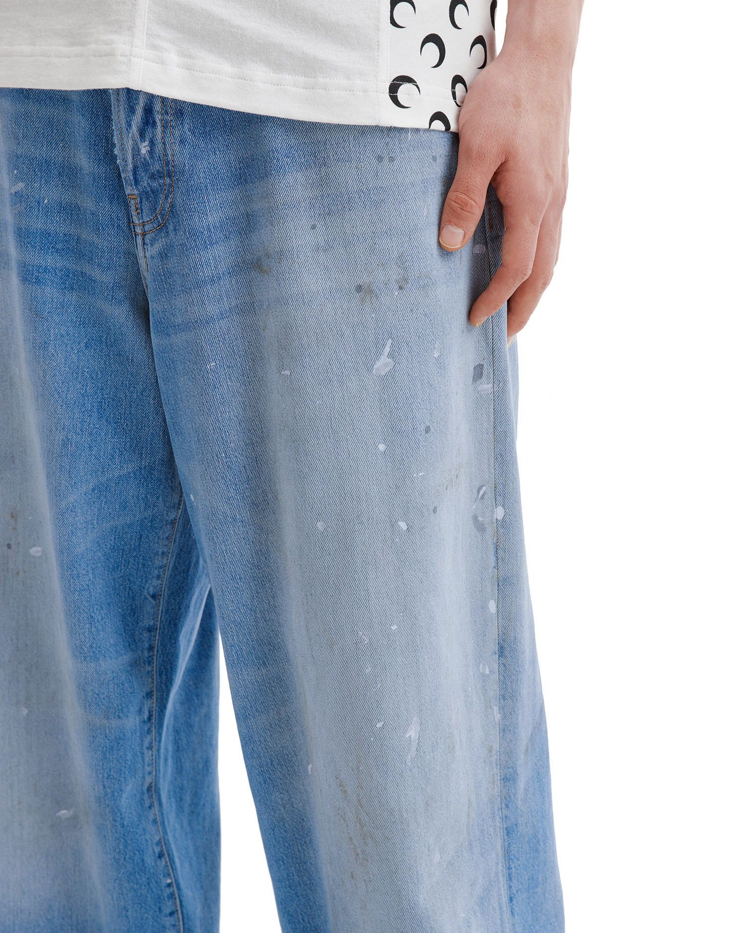 Acne Studios Acne Studios Splatter Distressed Straight Jeans Size US 28 / EU 44 - 5 Thumbnail