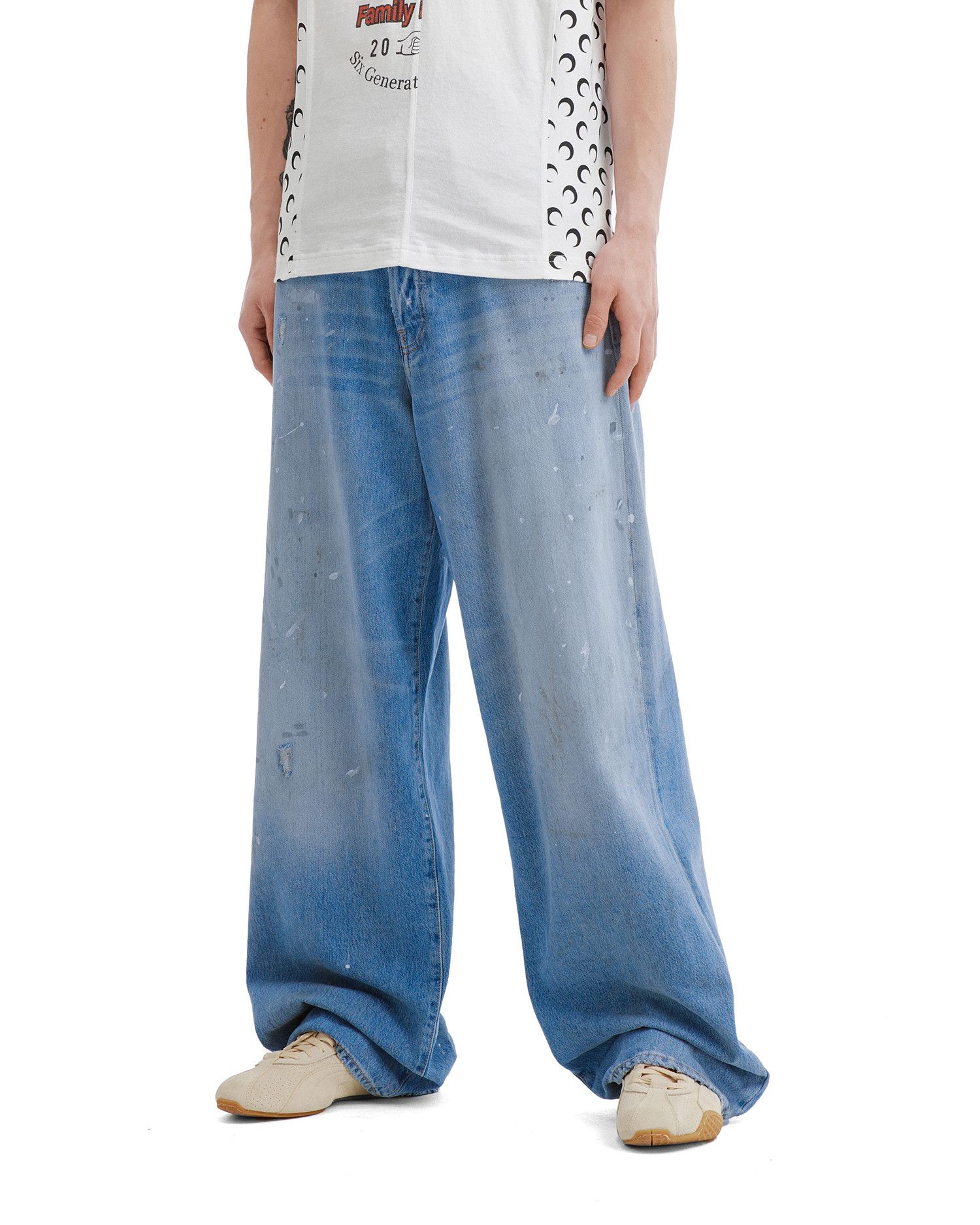 Acne Studios Acne Studios Splatter Distressed Straight Jeans Size US 28 / EU 44 - 3 Thumbnail