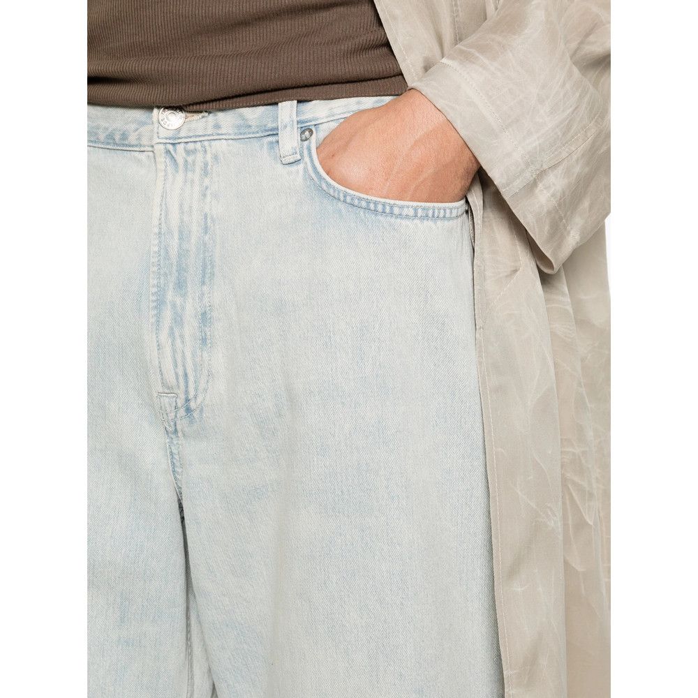 Samsoe Samsoe Samsoe Samsoe BLUE Denim - Wide-Leg Jeans Size US 32 / EU 48 - 2 Thumbnail