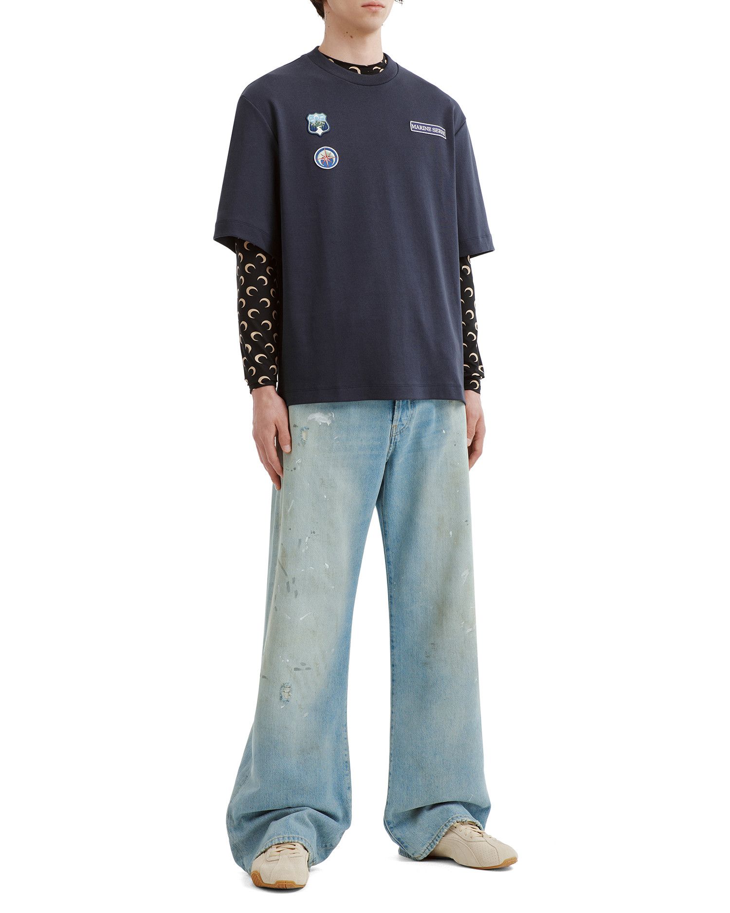 Acne Studios Acne Studios Splatter Washed Distressed Jeans Size US 26 / EU 42 - 2 Thumbnail