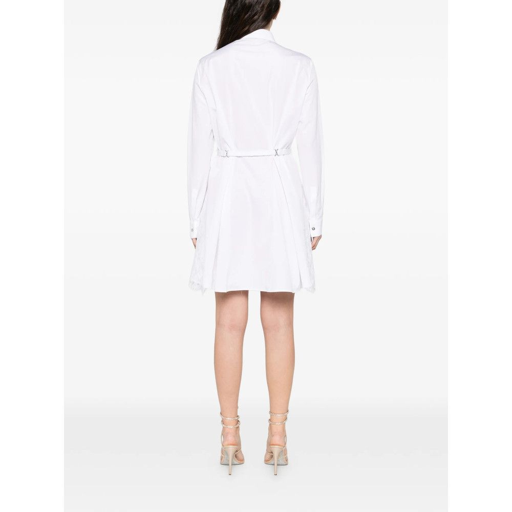 Versace Versace WHITE Dresses - Day Dresses Size L / US 10 / IT 46 - 4 Thumbnail