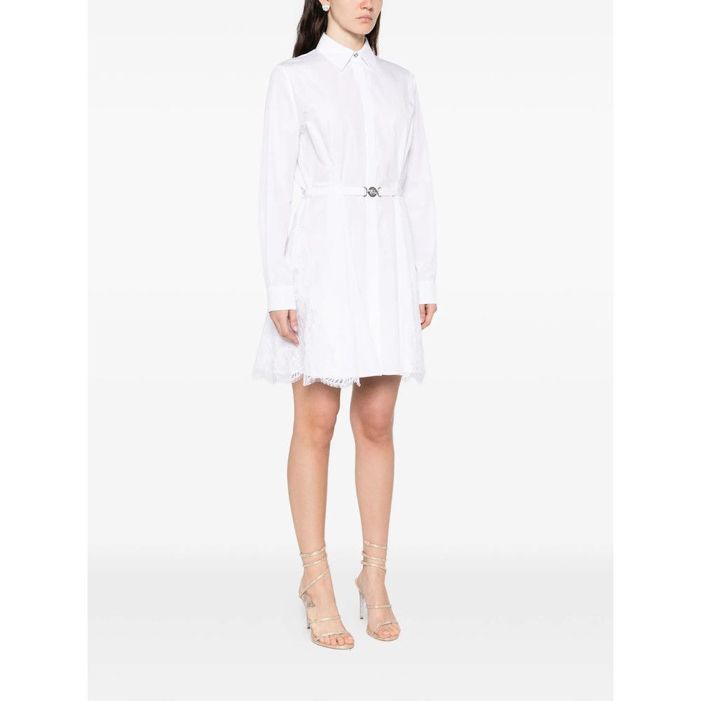 Versace Versace WHITE Dresses - Day Dresses Size L / US 10 / IT 46 - 2 Thumbnail