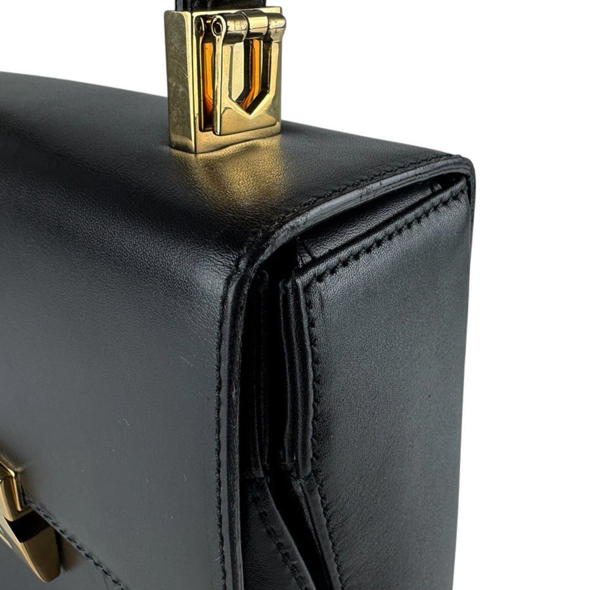 Salvatore Ferragamo Salvatore Ferragamo handbag/shoulder bag, leather, black, women's, z9834 Size ONE SIZE - 7 Thumbnail