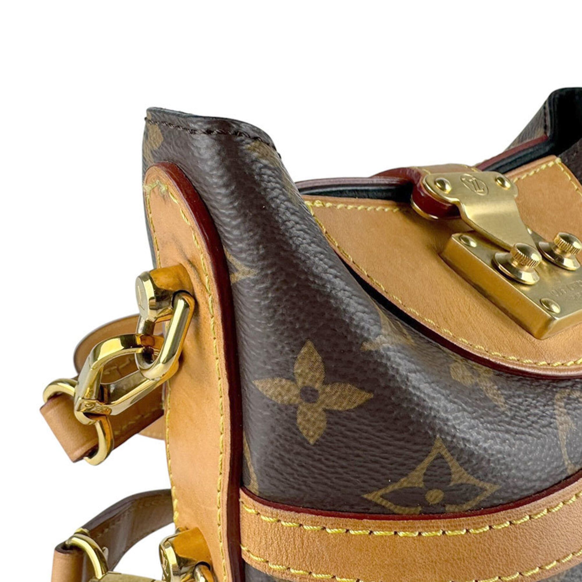 Louis Vuitton Louis Vuitton Shoulder Bag Monogram Duffle Canvas Brown Women's M43587 z9790 Size ONE SIZE - 6 Thumbnail