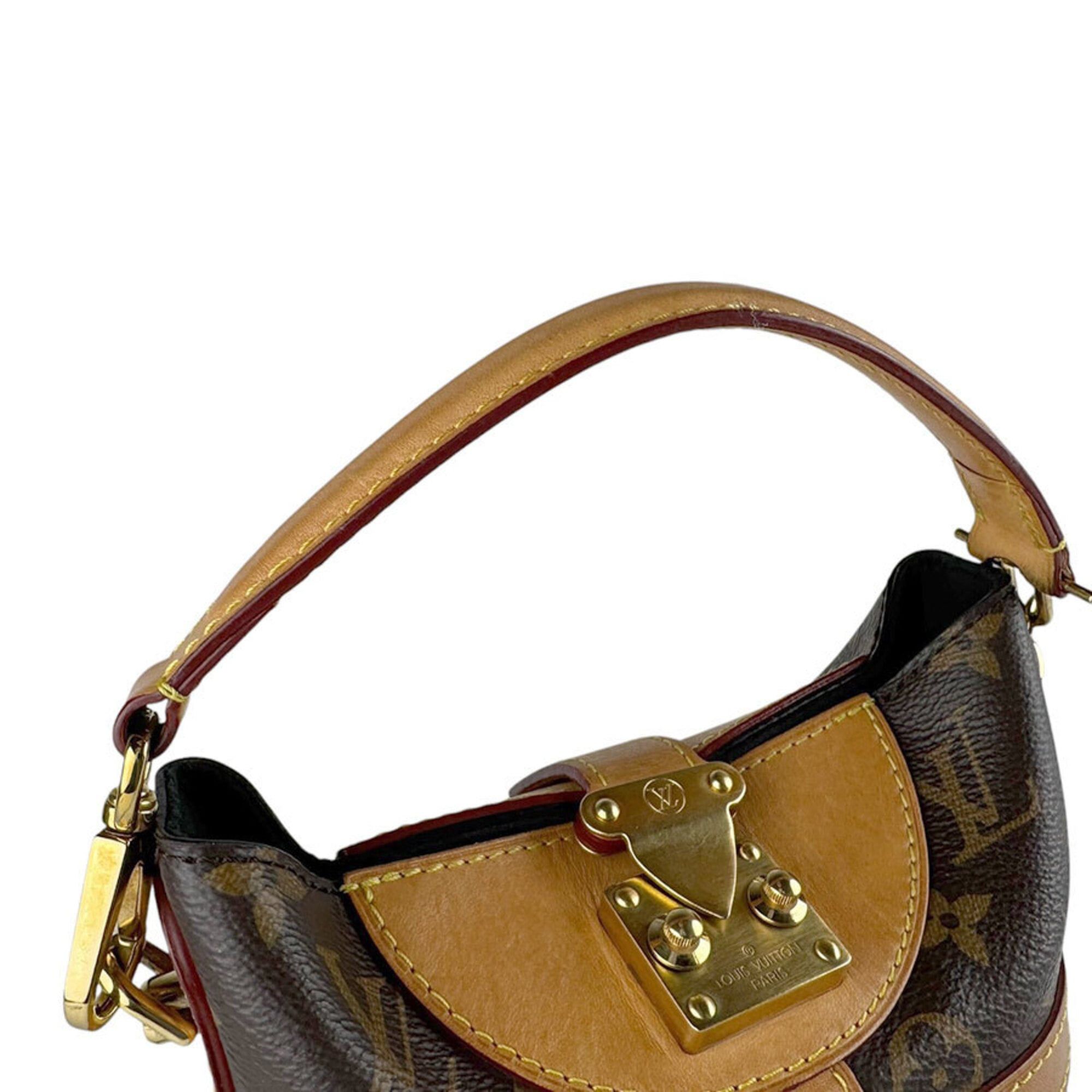 Louis Vuitton Louis Vuitton Shoulder Bag Monogram Duffle Canvas Brown Women's M43587 z9790 Size ONE SIZE - 10 Thumbnail