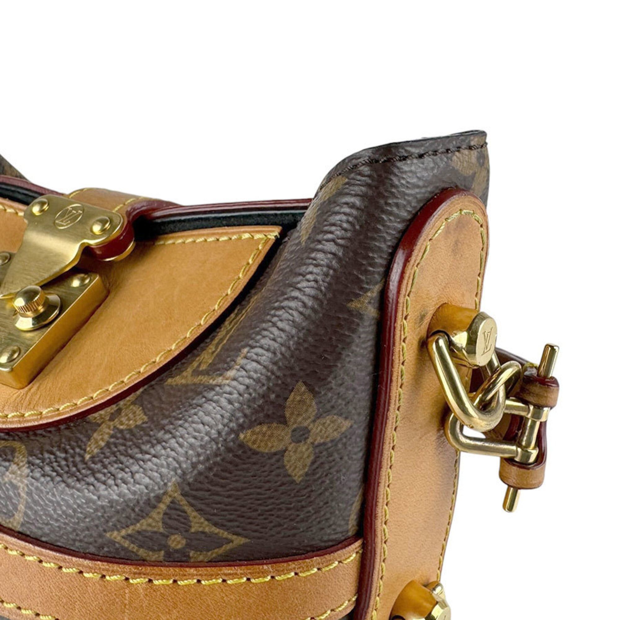Louis Vuitton Louis Vuitton Shoulder Bag Monogram Duffle Canvas Brown Women's M43587 z9790 Size ONE SIZE - 7 Thumbnail