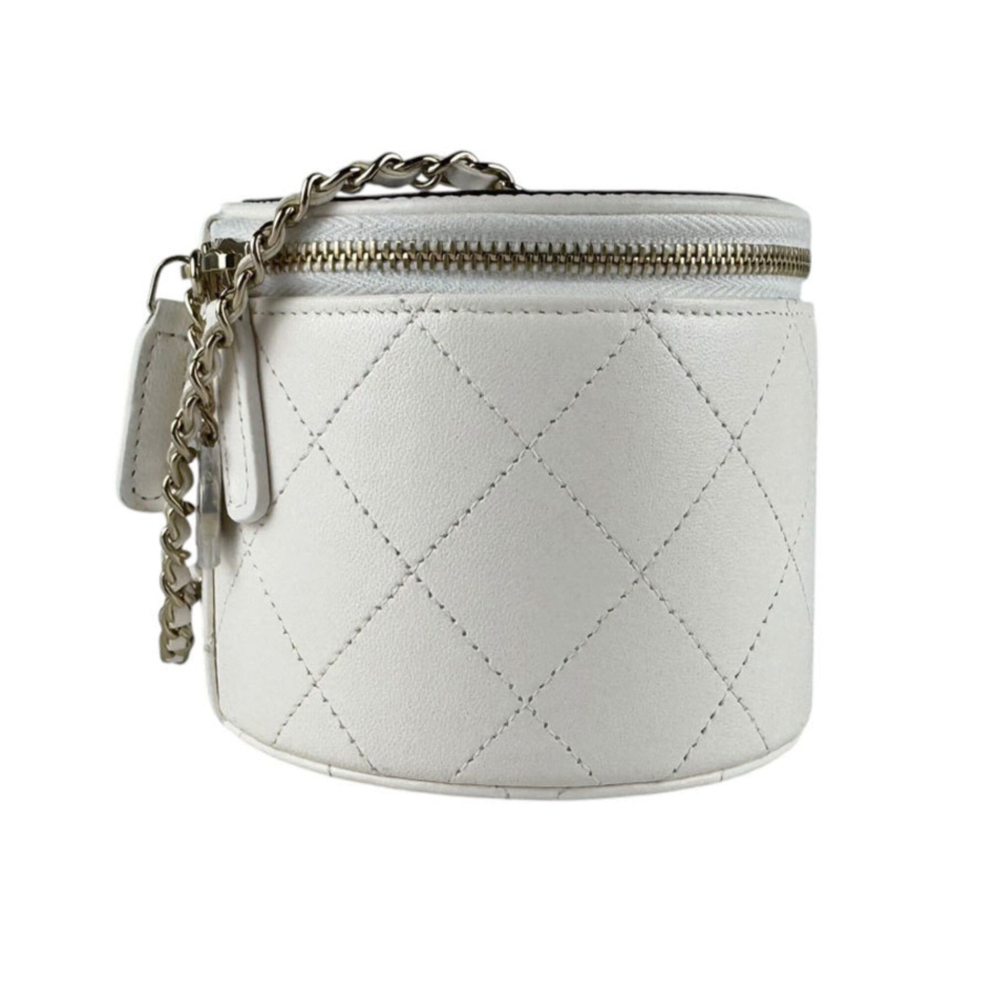 Chanel Chanel Shoulder Bag Leather White Black Women's z9785 Size ONE SIZE - 2 Thumbnail