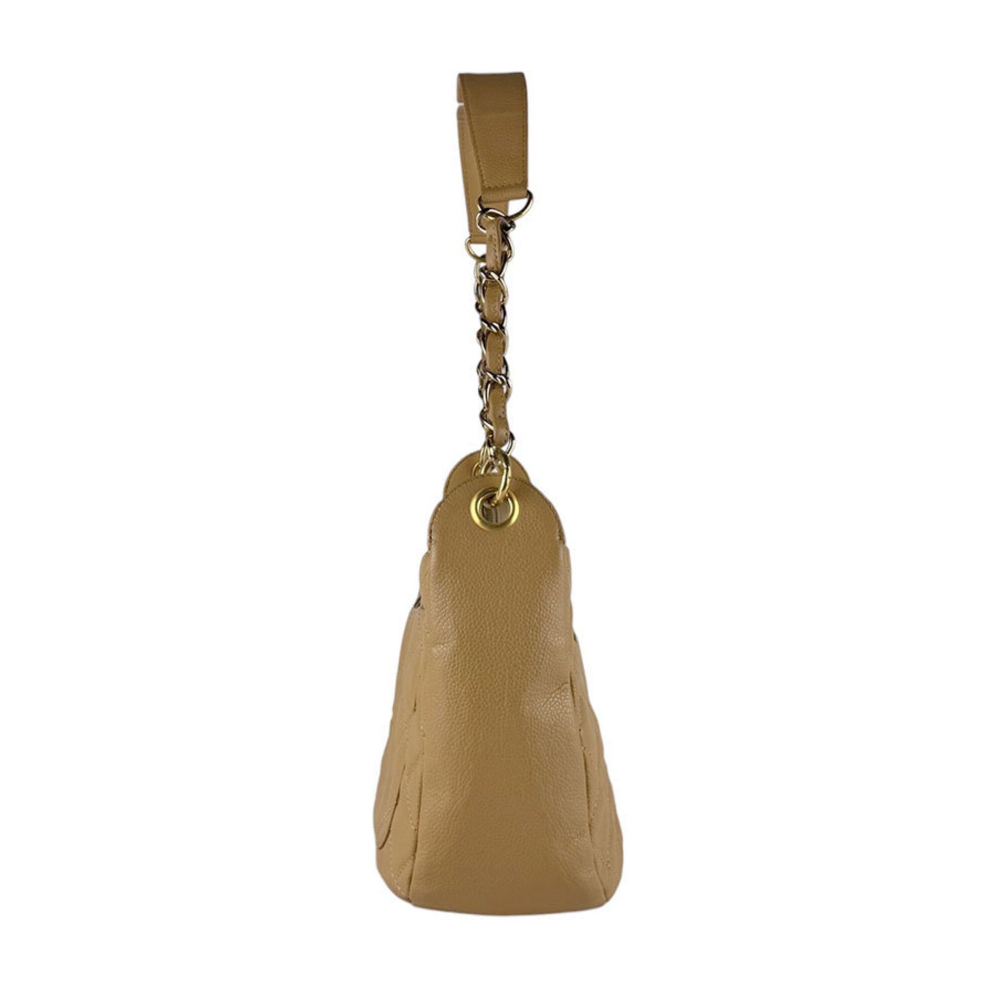 Chanel Chanel Shoulder Bag, Caviar Leather, Camel, Women's z9872 Size ONE SIZE - 2 Thumbnail